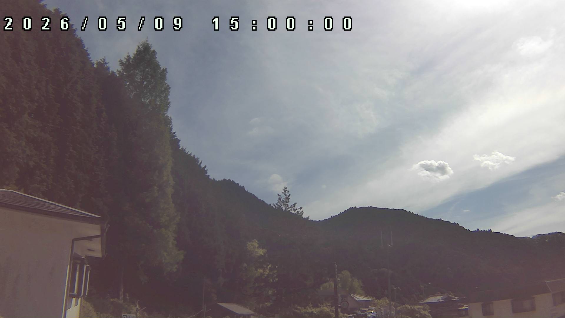 2026年5月9日 15:00ごろの金剛山登山口周辺の空
