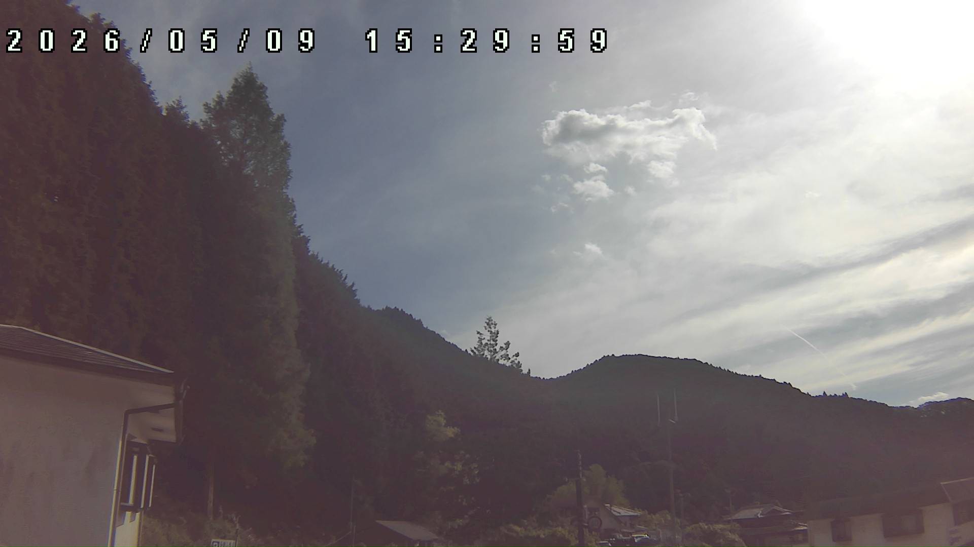 2026年5月9日 15:30ごろの金剛山登山口周辺の空