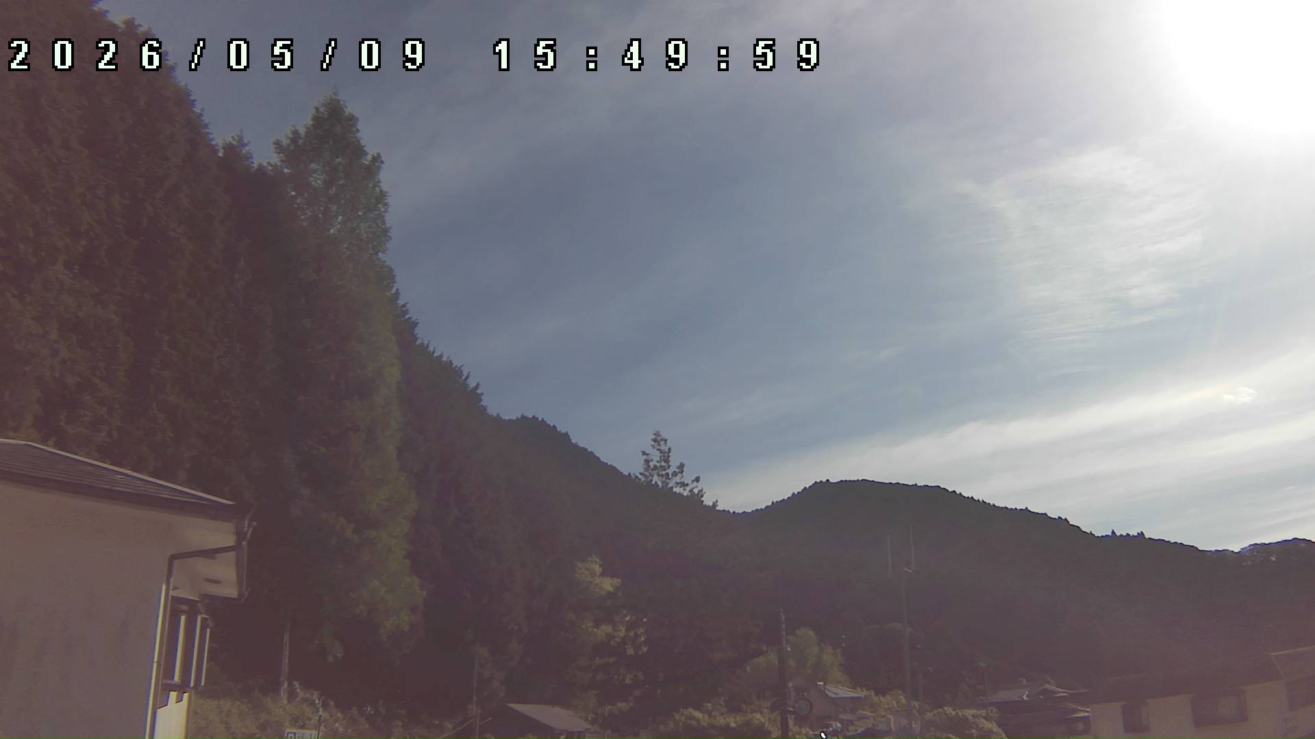 2026年5月9日 15:50ごろの金剛山登山口周辺の空