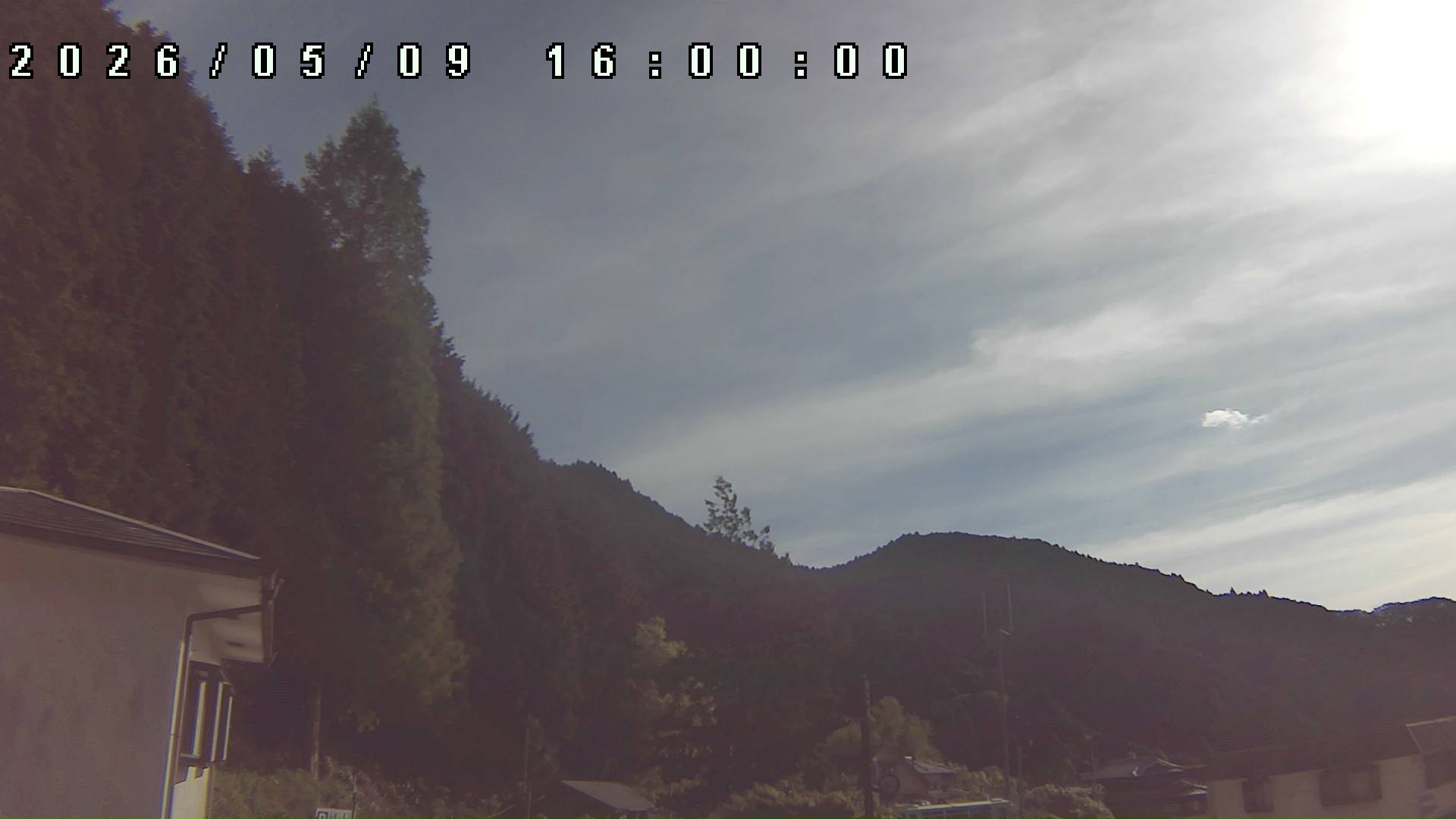 2026年5月9日 16:00ごろの金剛山登山口周辺の空