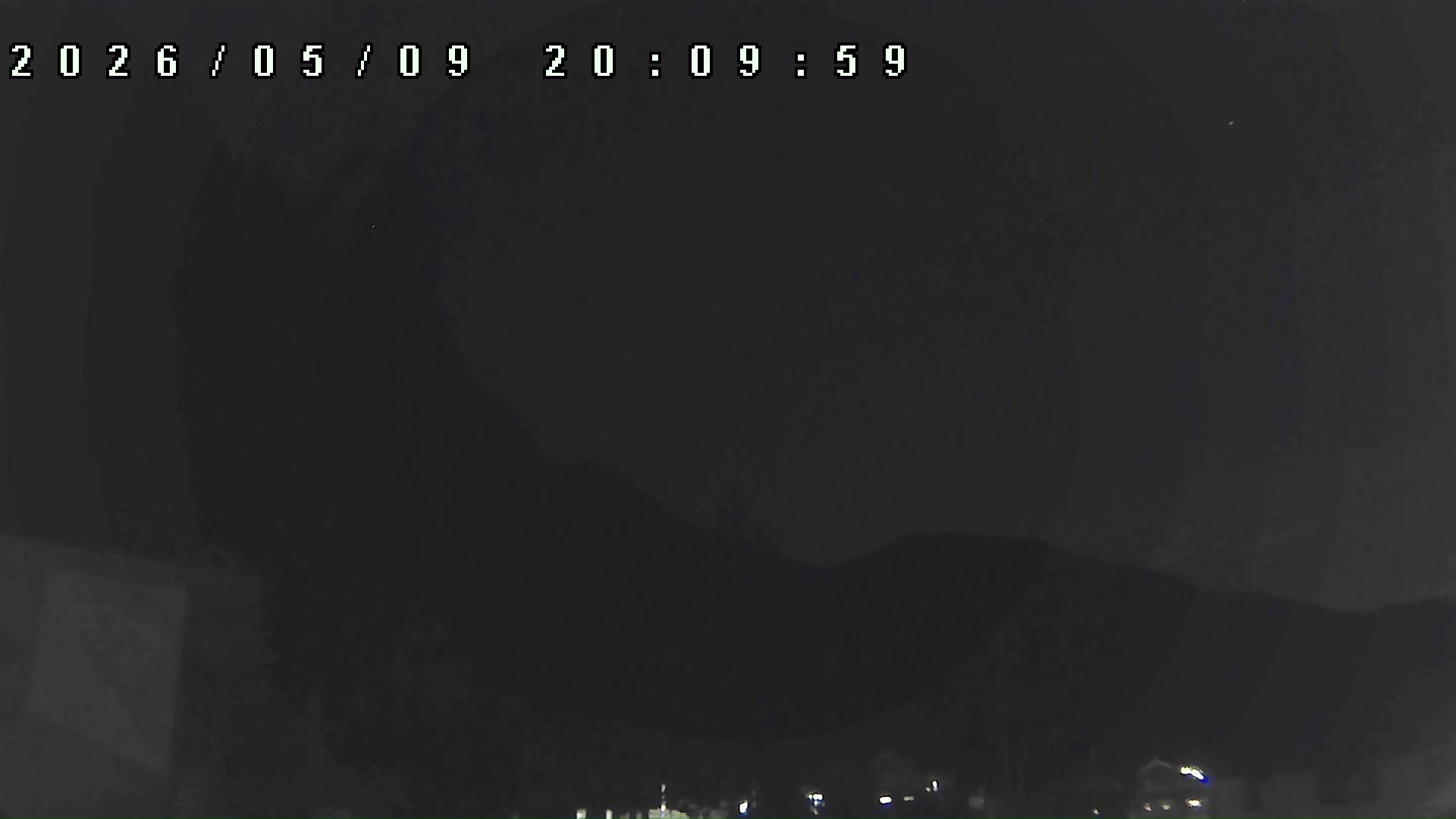 2026年5月9日 20:10ごろの金剛山登山口周辺の空