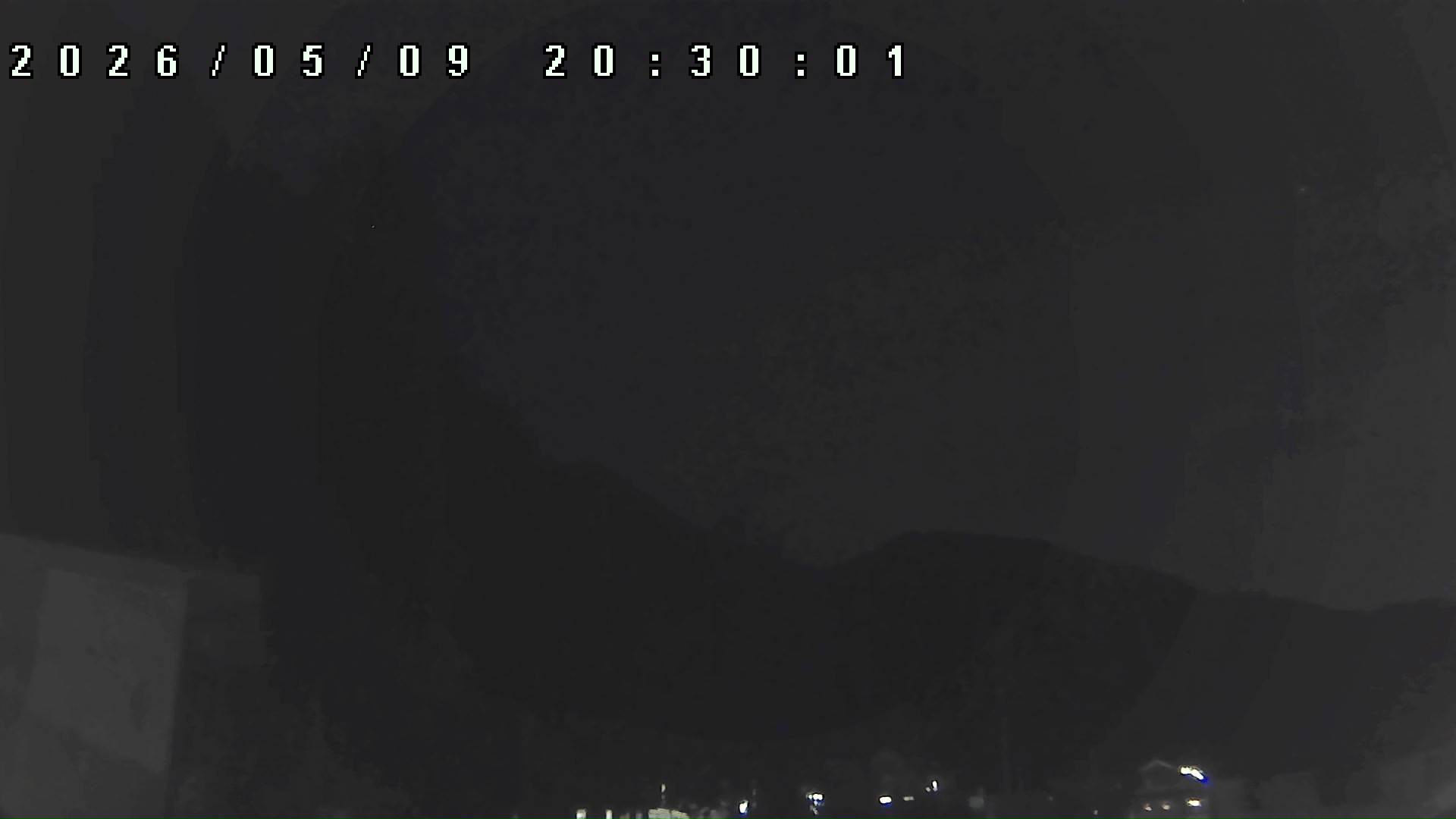 2026年5月9日 20:30ごろの金剛山登山口周辺の空