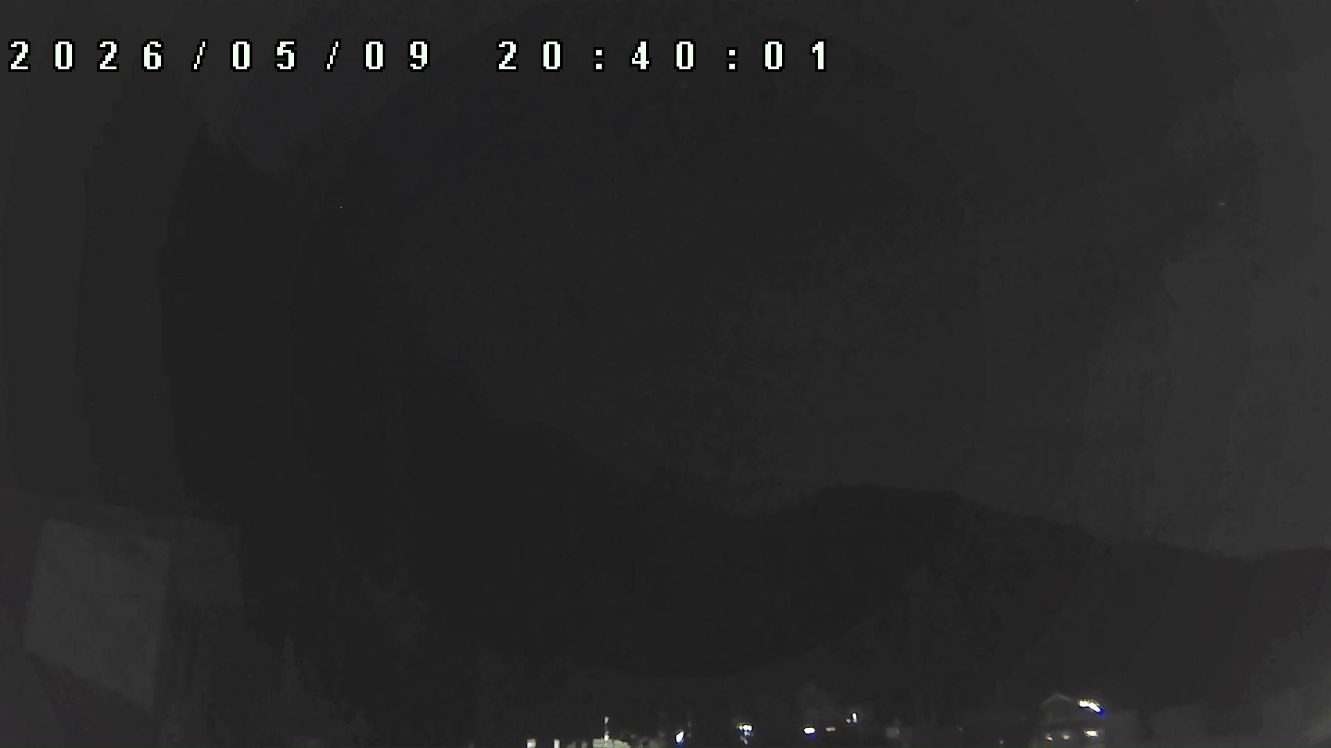 2026年5月9日 20:40ごろの金剛山登山口周辺の空