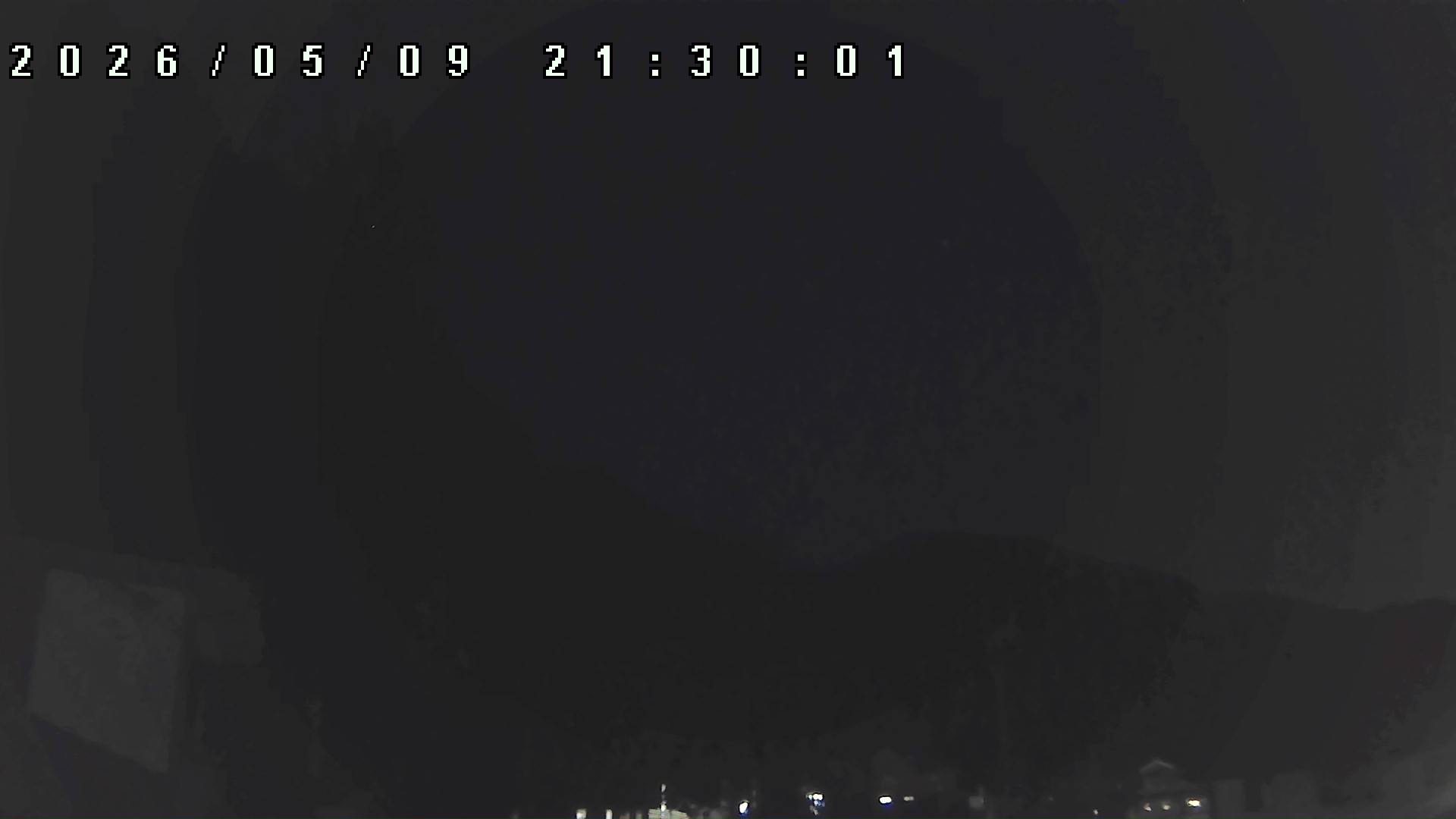 2026年5月9日 21:30ごろの金剛山登山口周辺の空