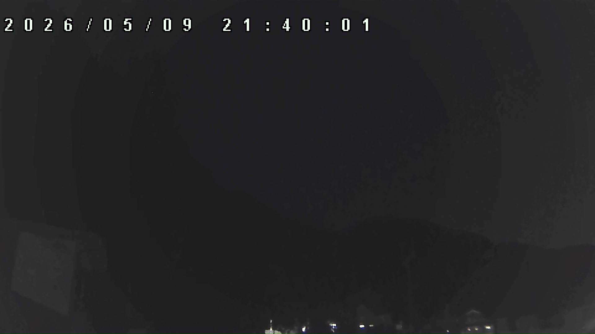 2026年5月9日 21:40ごろの金剛山登山口周辺の空