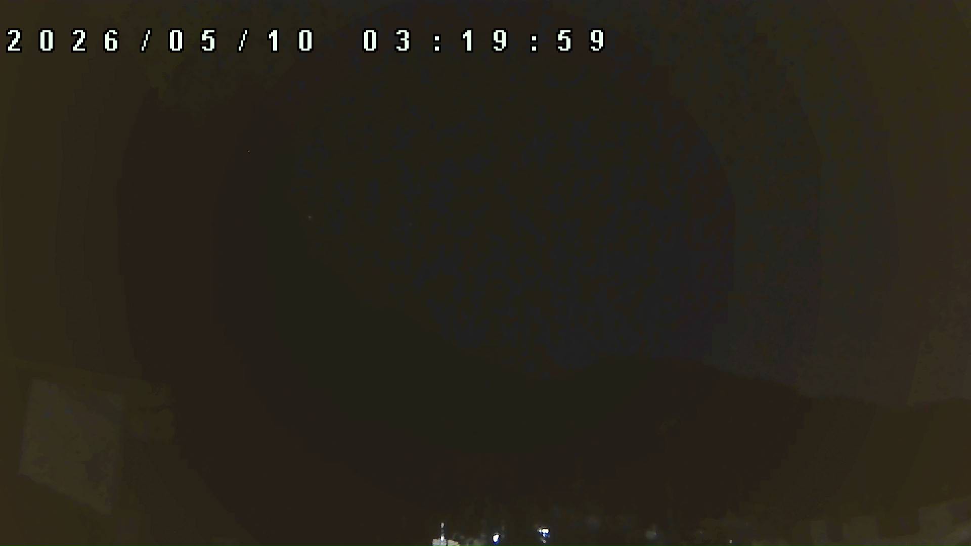 2026年5月10日 03:20ごろの金剛山登山口周辺の空