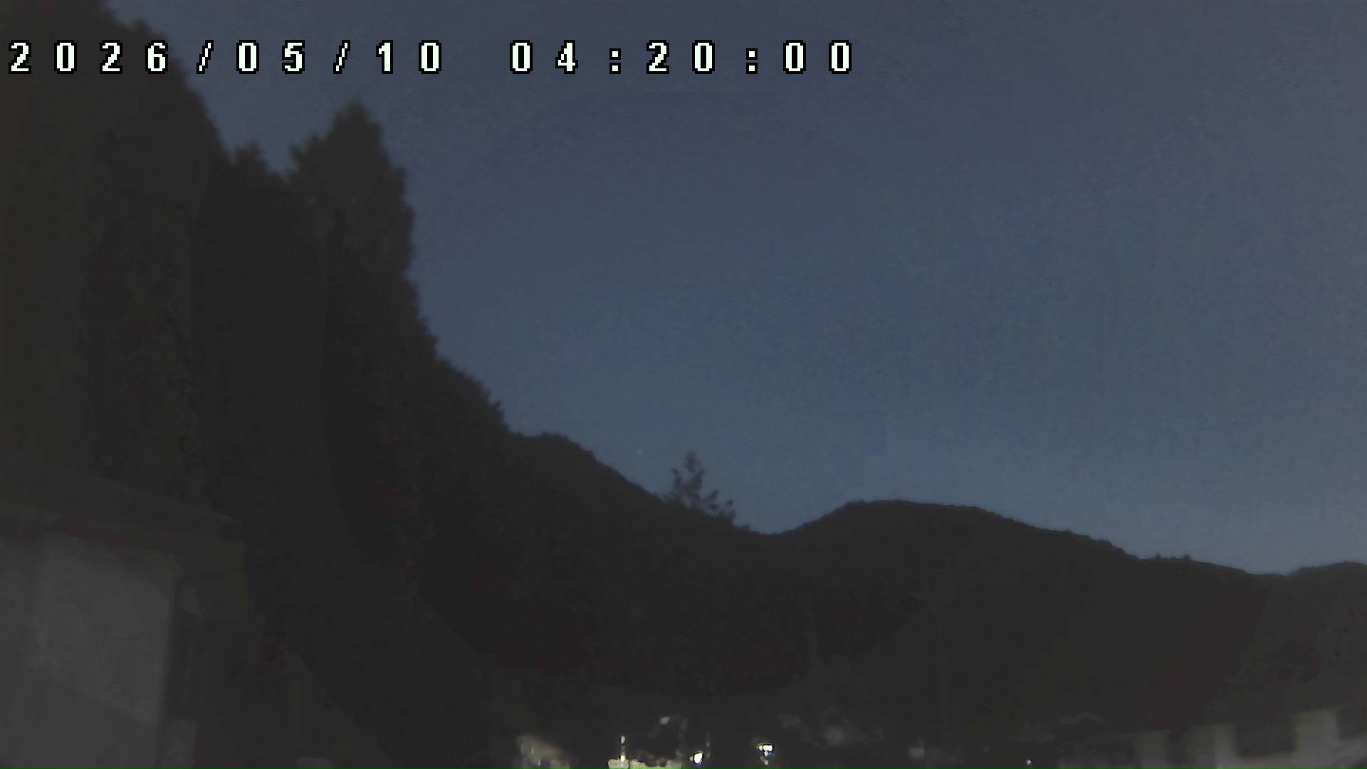 2026年5月10日 04:20ごろの金剛山登山口周辺の空