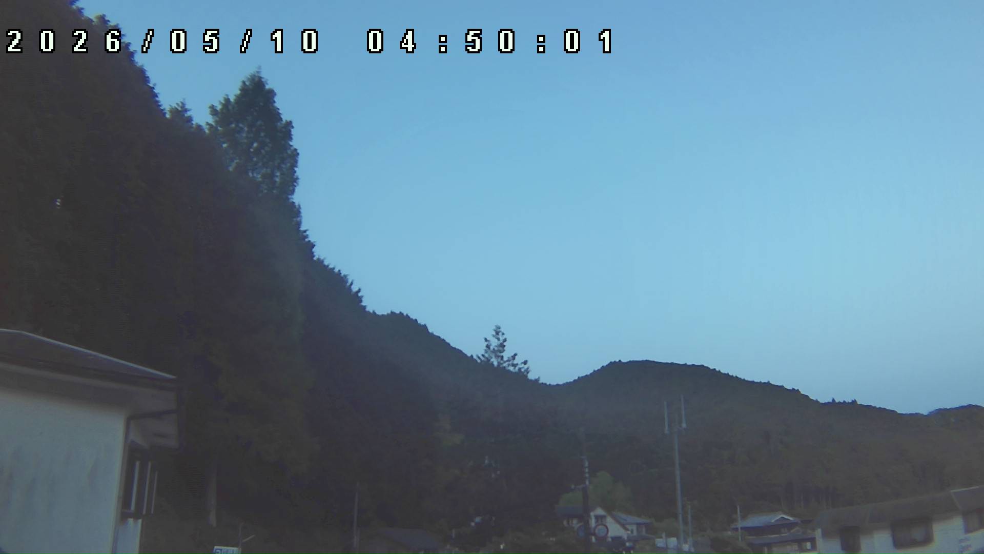 2026年5月10日 04:50ごろの金剛山登山口周辺の空