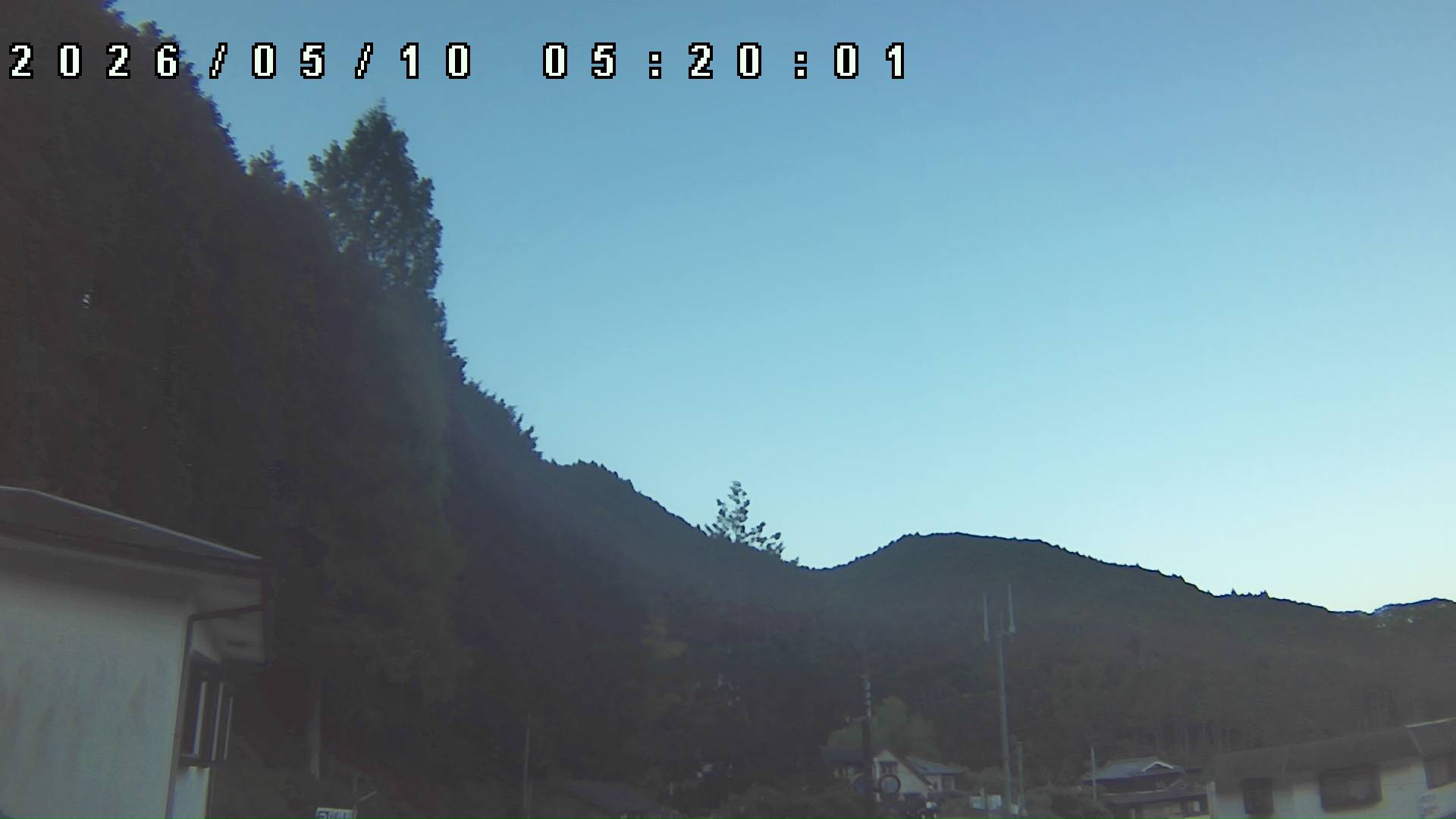 2026年5月10日 05:20ごろの金剛山登山口周辺の空