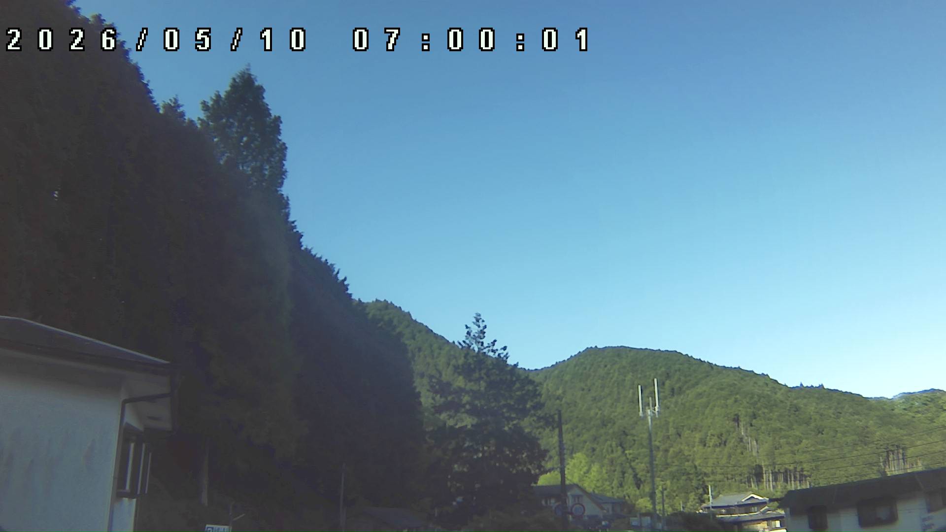 2026年5月10日 07:00ごろの金剛山登山口周辺の空