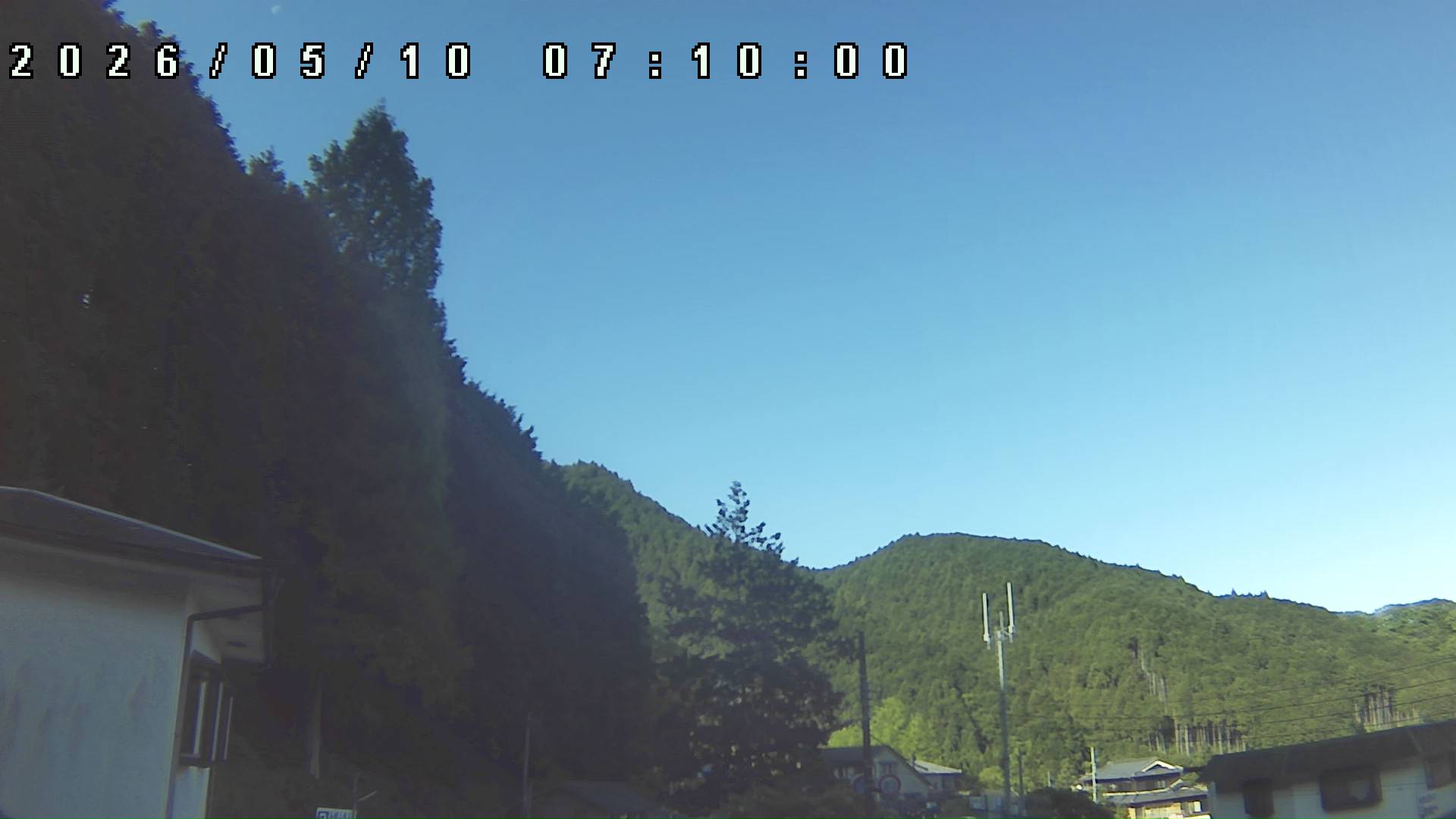 2026年5月10日 07:10ごろの金剛山登山口周辺の空