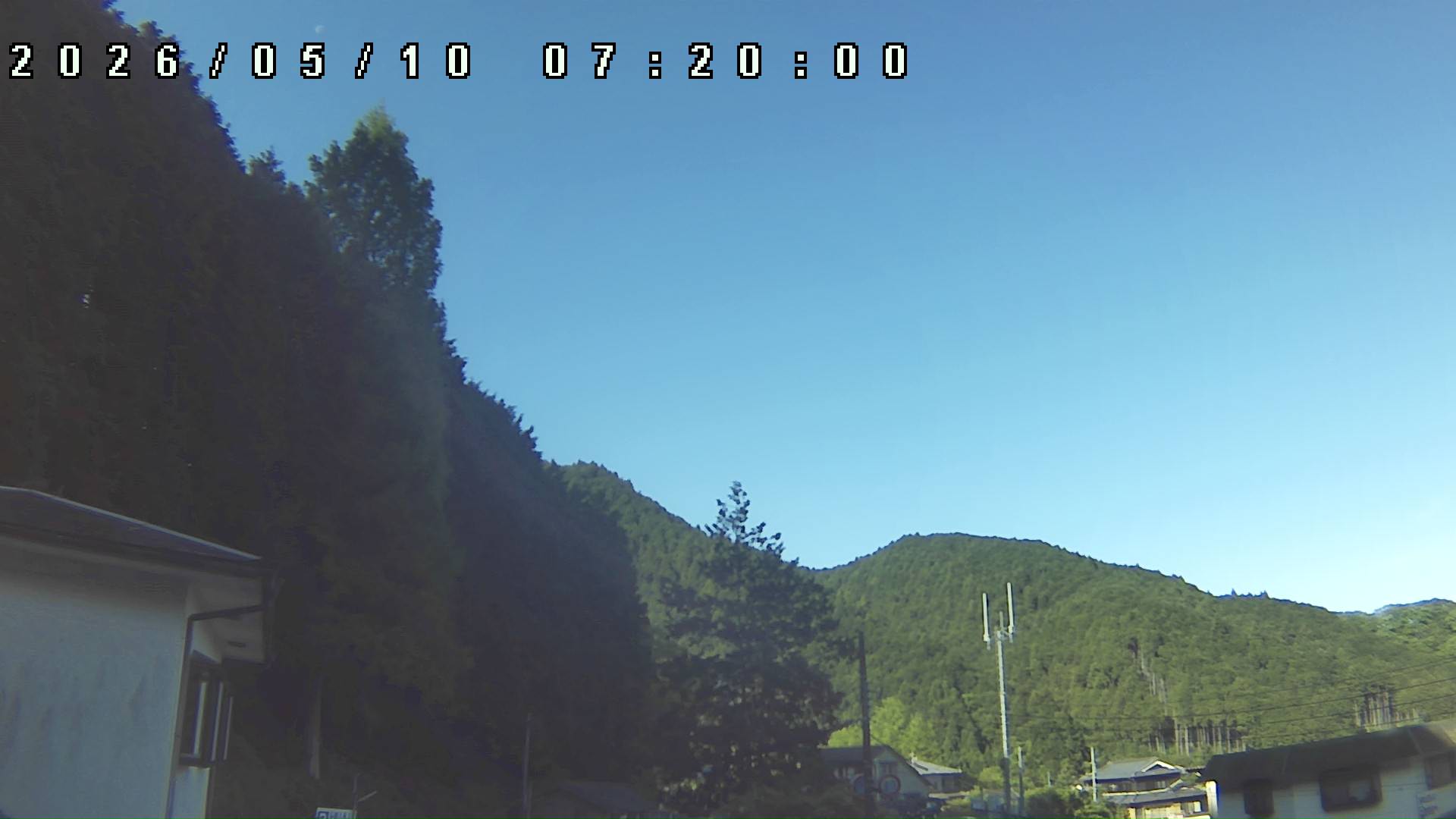 2026年5月10日 07:20ごろの金剛山登山口周辺の空