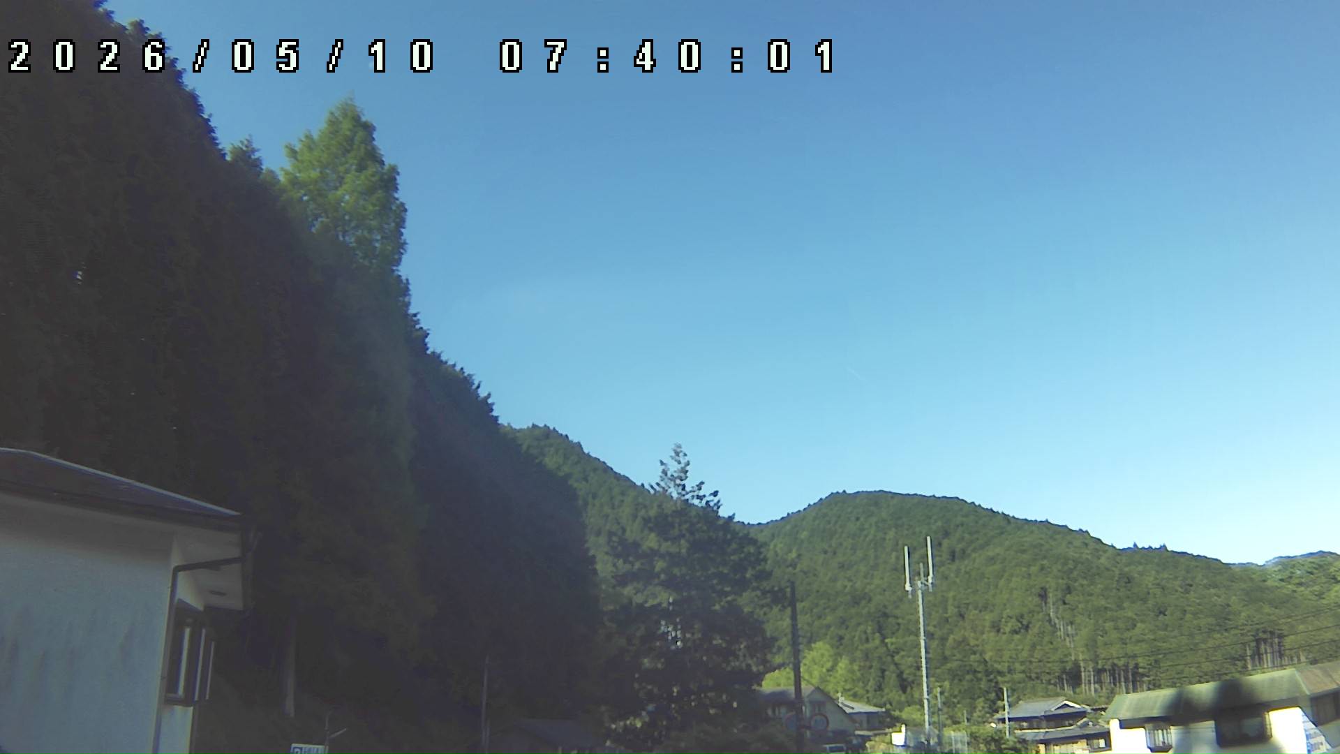 2026年5月10日 07:40ごろの金剛山登山口周辺の空