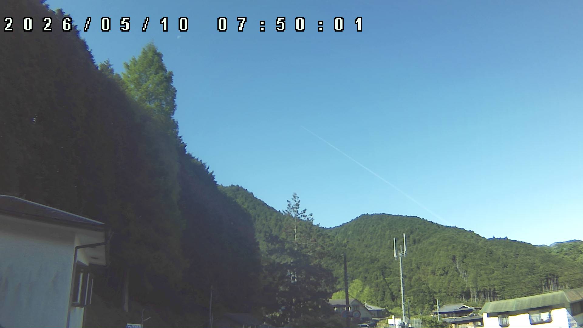 2026年5月10日 07:50ごろの金剛山登山口周辺の空