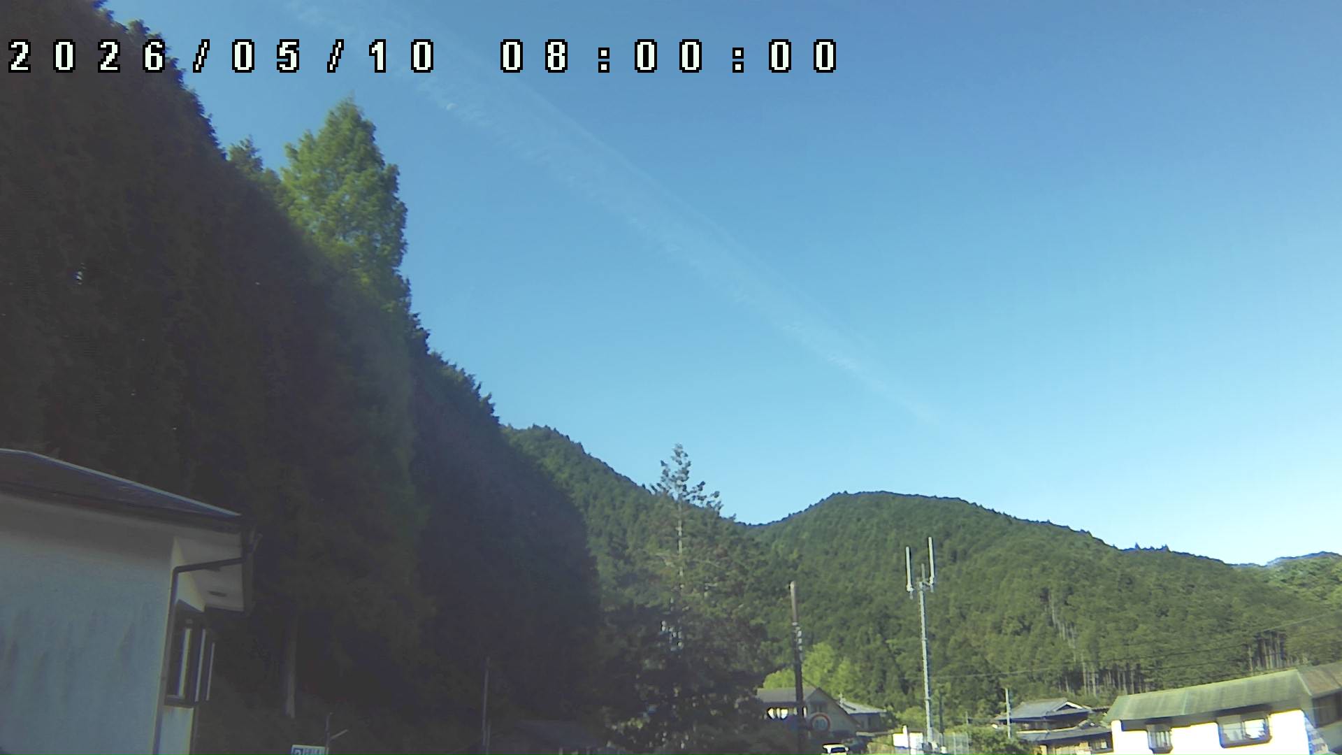 2026年5月10日 08:00ごろの金剛山登山口周辺の空