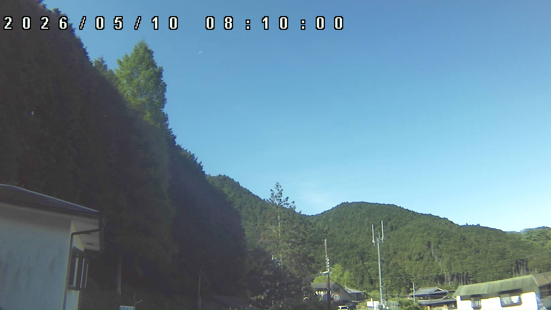 2026年5月10日 08:10ごろの金剛山登山口周辺の空