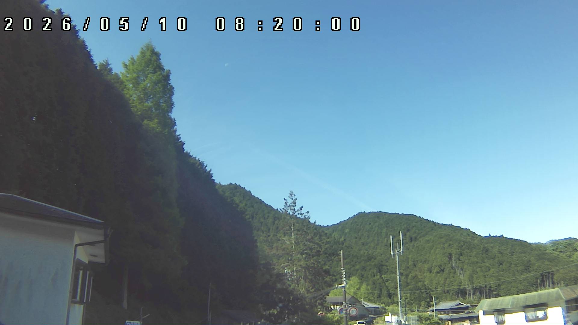 2026年5月10日 08:20ごろの金剛山登山口周辺の空