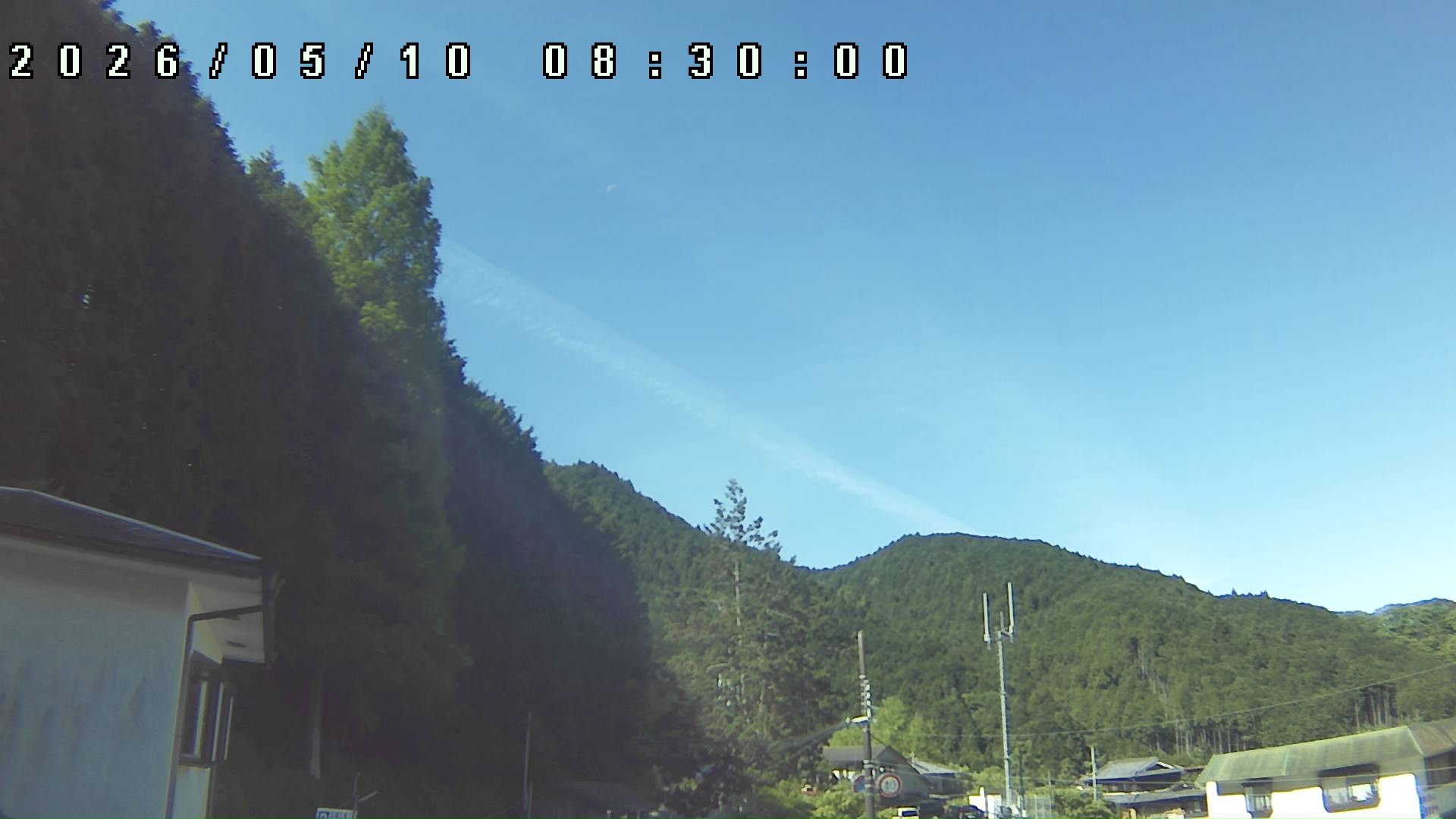 2026年5月10日 08:30ごろの金剛山登山口周辺の空