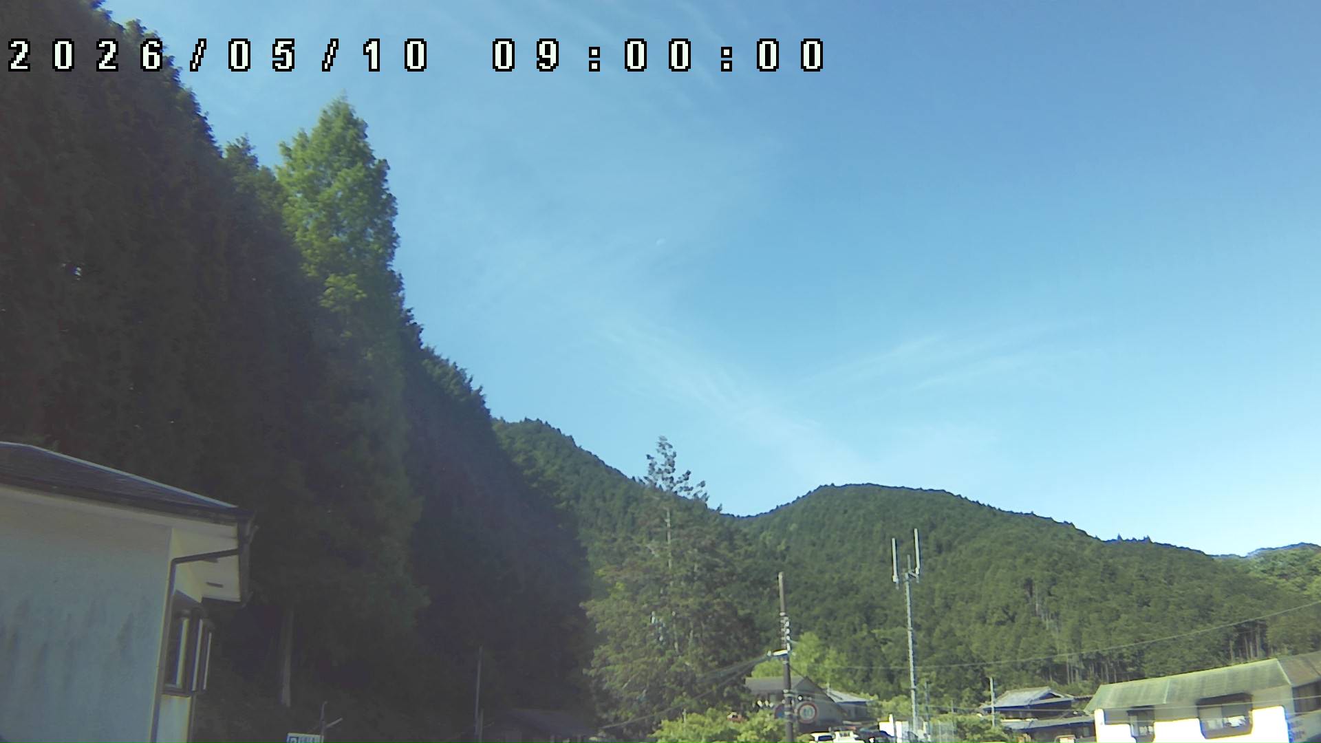 2026年5月10日 09:00ごろの金剛山登山口周辺の空