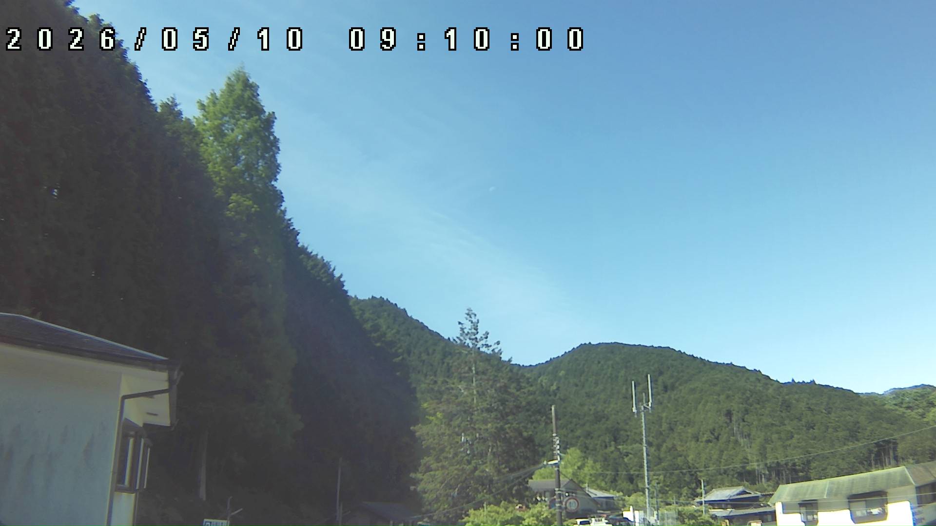 2026年5月10日 09:10ごろの金剛山登山口周辺の空