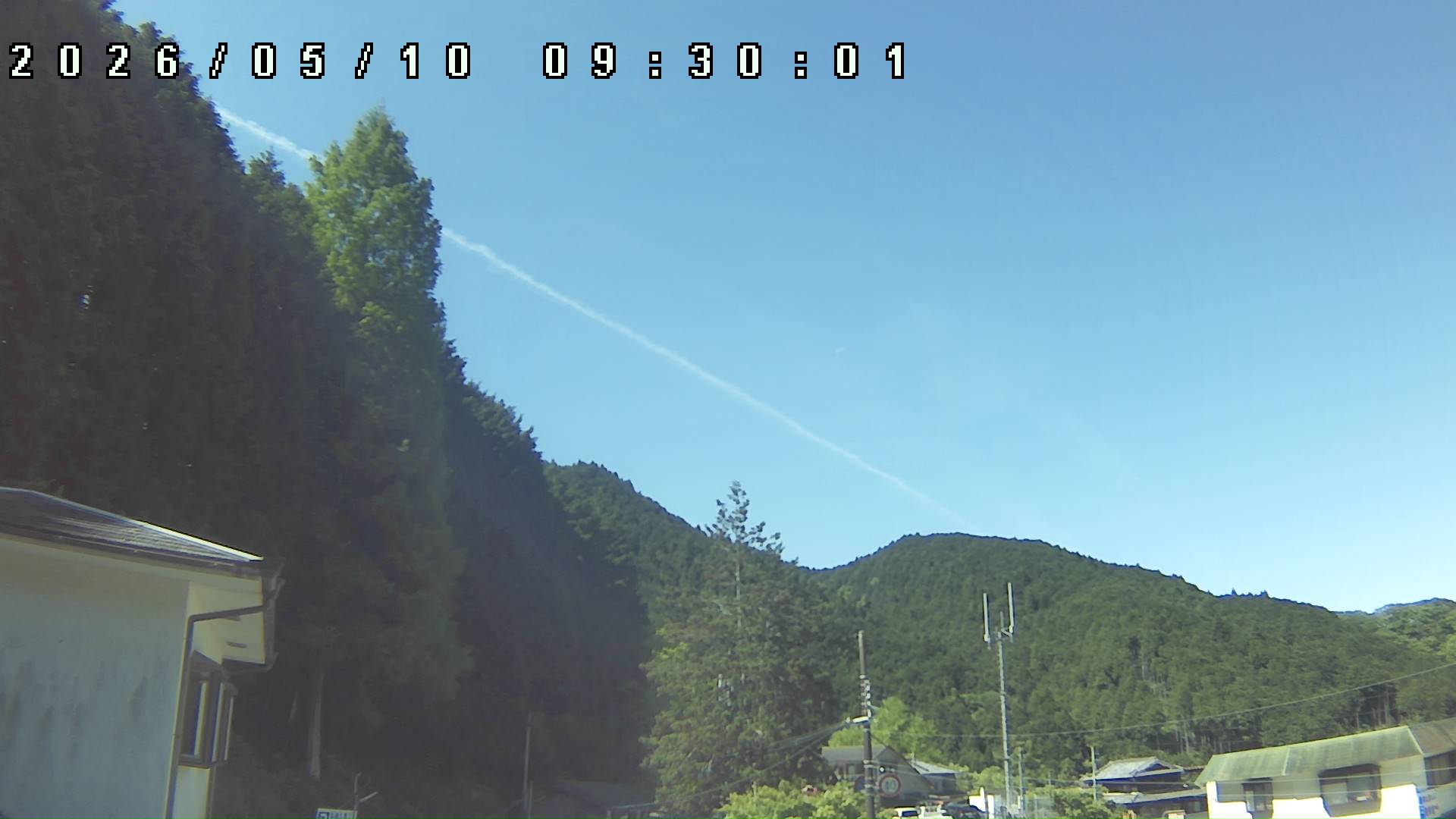 2026年5月10日 09:30ごろの金剛山登山口周辺の空