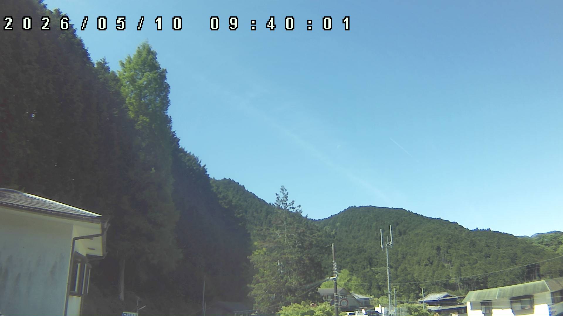 2026年5月10日 09:40ごろの金剛山登山口周辺の空