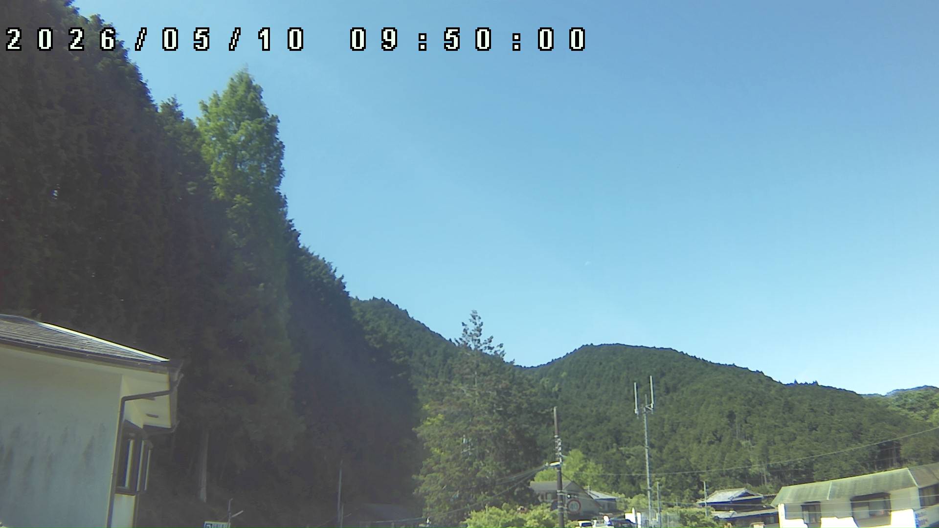 2026年5月10日 09:50ごろの金剛山登山口周辺の空