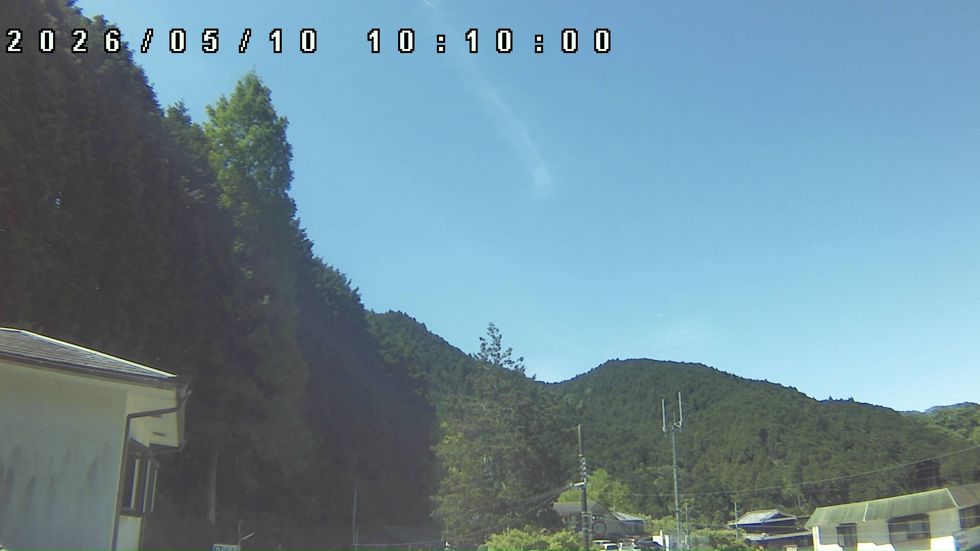 2026年5月10日 10:10ごろの金剛山登山口周辺の空