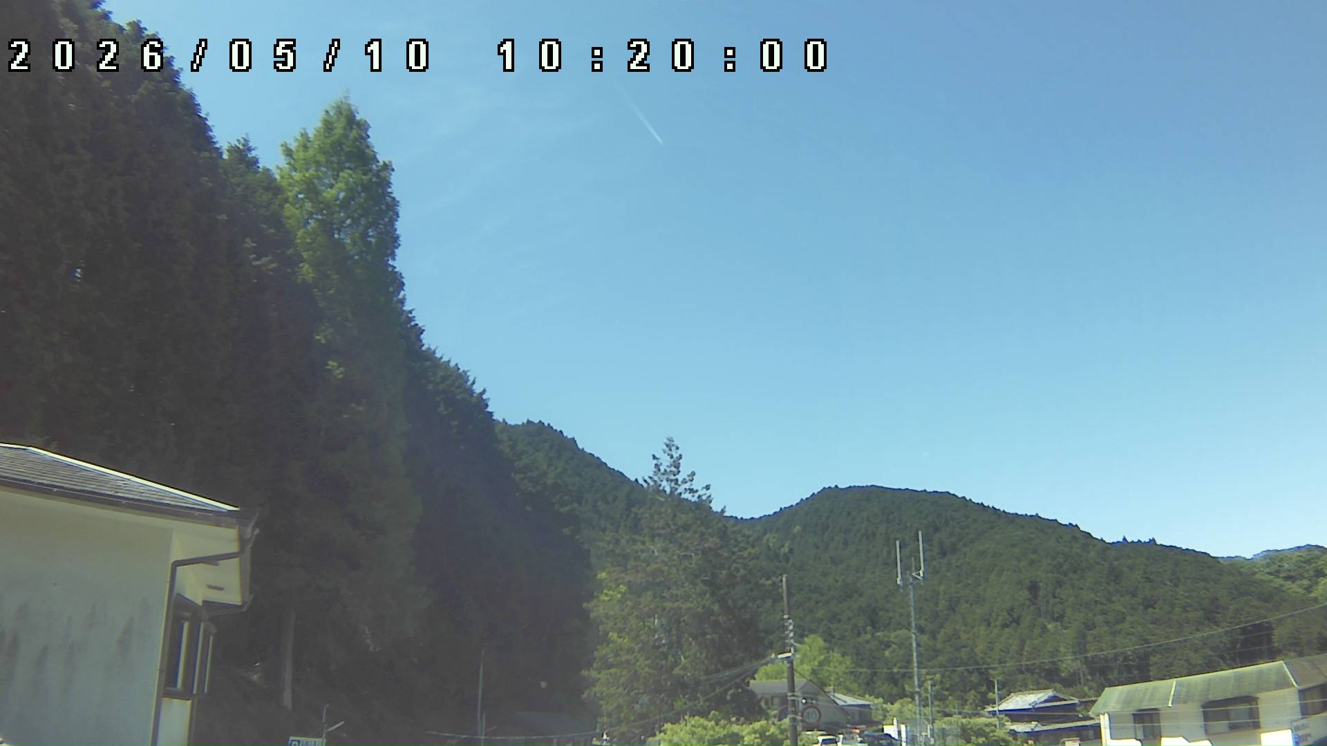 2026年5月10日 10:20ごろの金剛山登山口周辺の空
