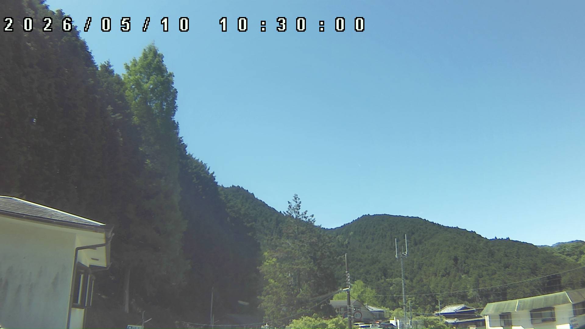 2026年5月10日 10:30ごろの金剛山登山口周辺の空