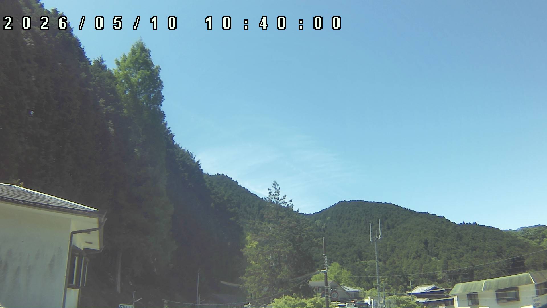 2026年5月10日 10:40ごろの金剛山登山口周辺の空
