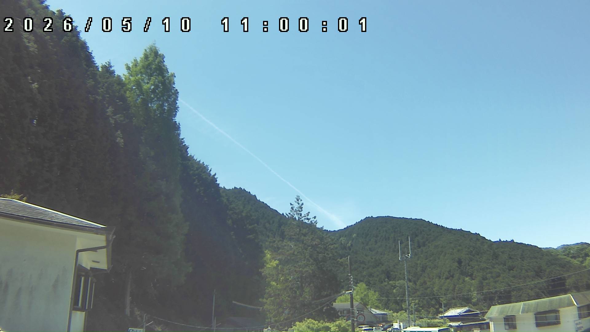 2026年5月10日 11:00ごろの金剛山登山口周辺の空