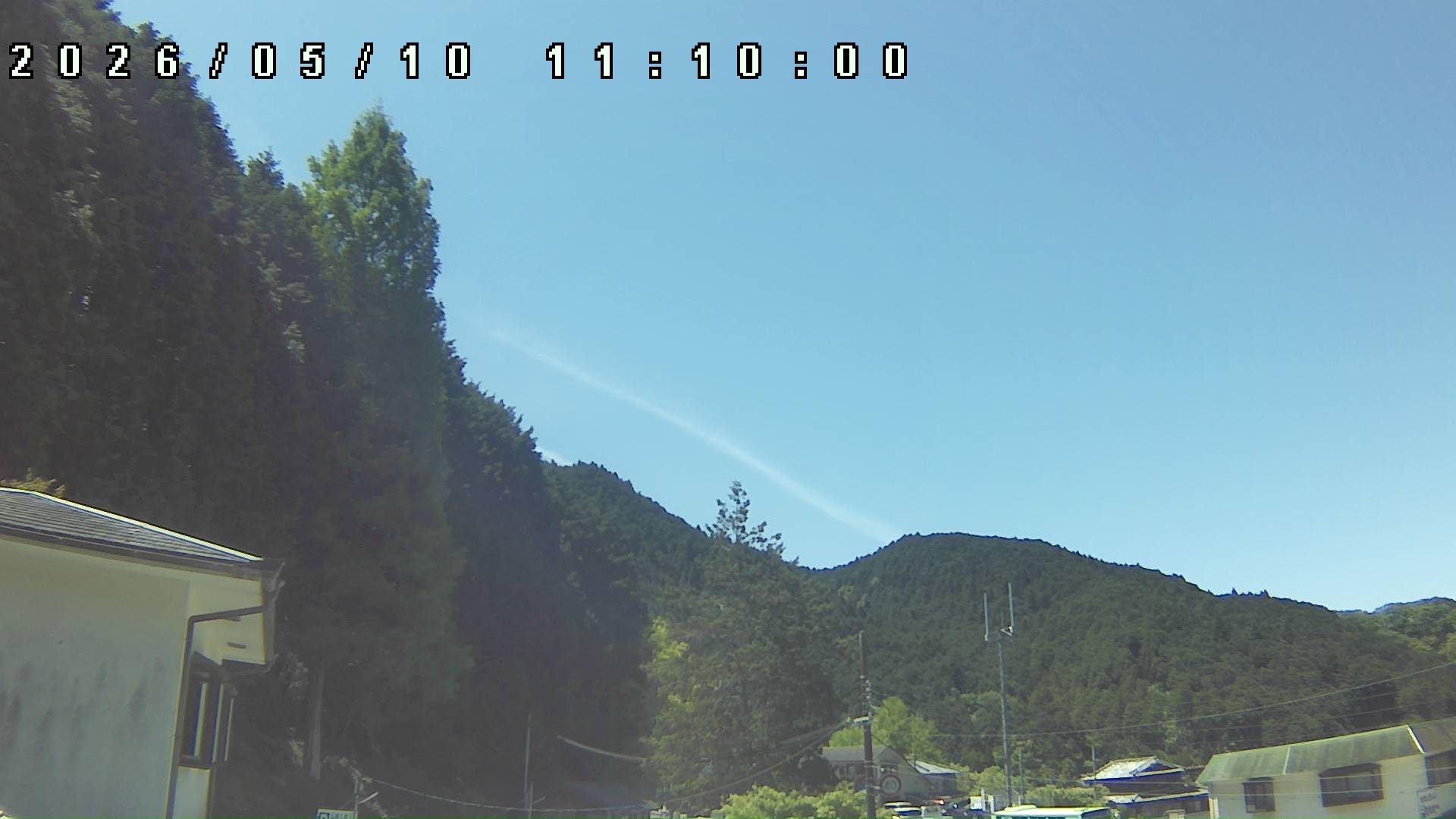 2026年5月10日 11:10ごろの金剛山登山口周辺の空