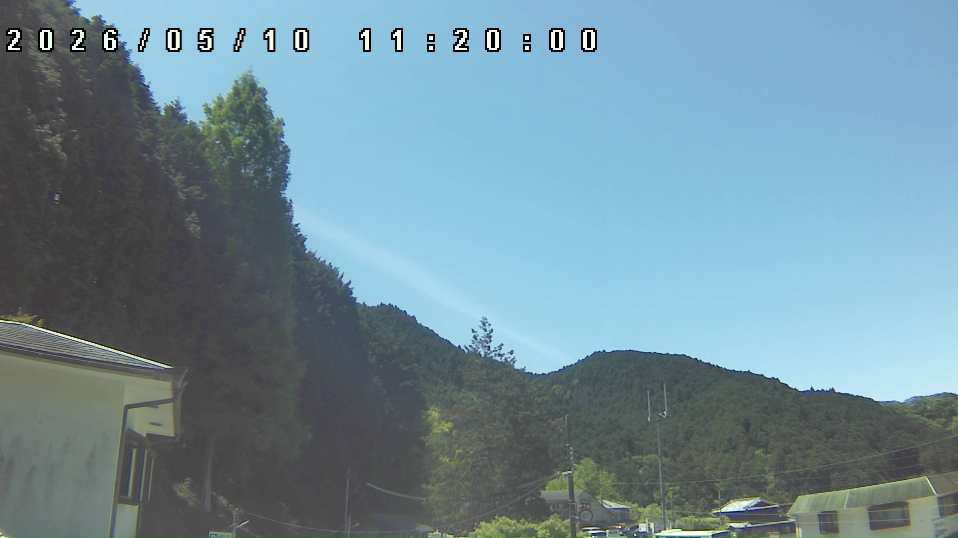 2026年5月10日 11:20ごろの金剛山登山口周辺の空