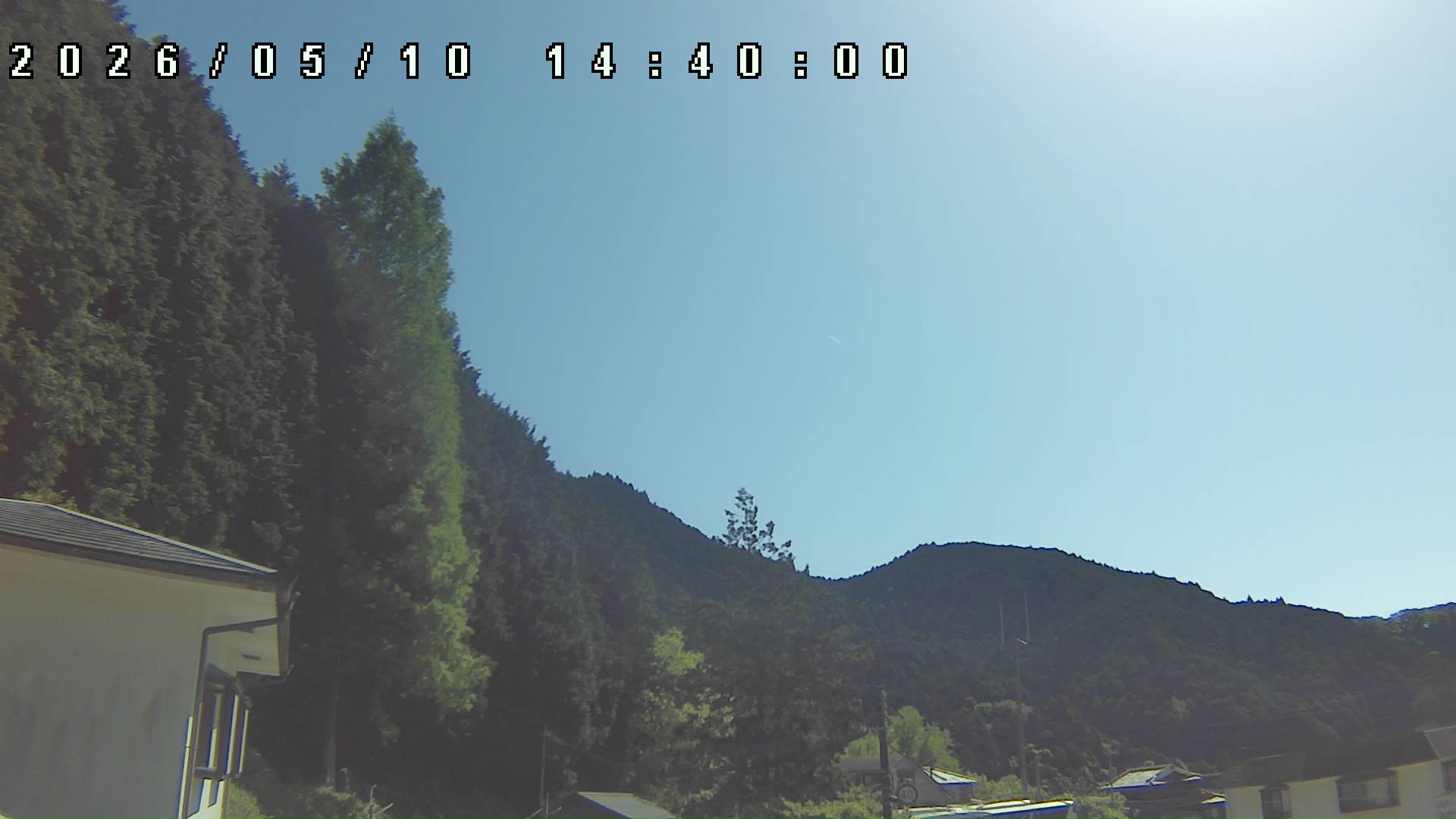 2026年5月10日 14:40ごろの金剛山登山口周辺の空