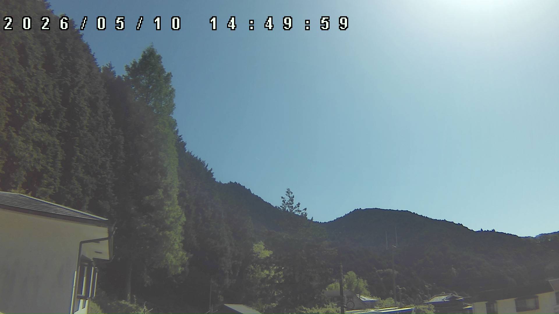 2026年5月10日 14:50ごろの金剛山登山口周辺の空