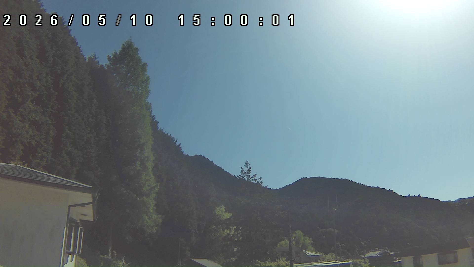 2026年5月10日 15:00ごろの金剛山登山口周辺の空