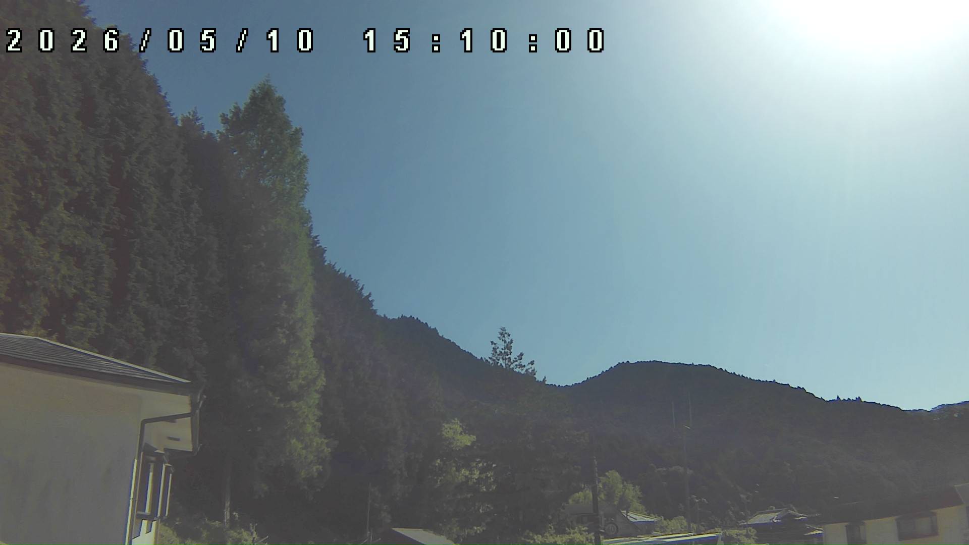 2026年5月10日 15:10ごろの金剛山登山口周辺の空