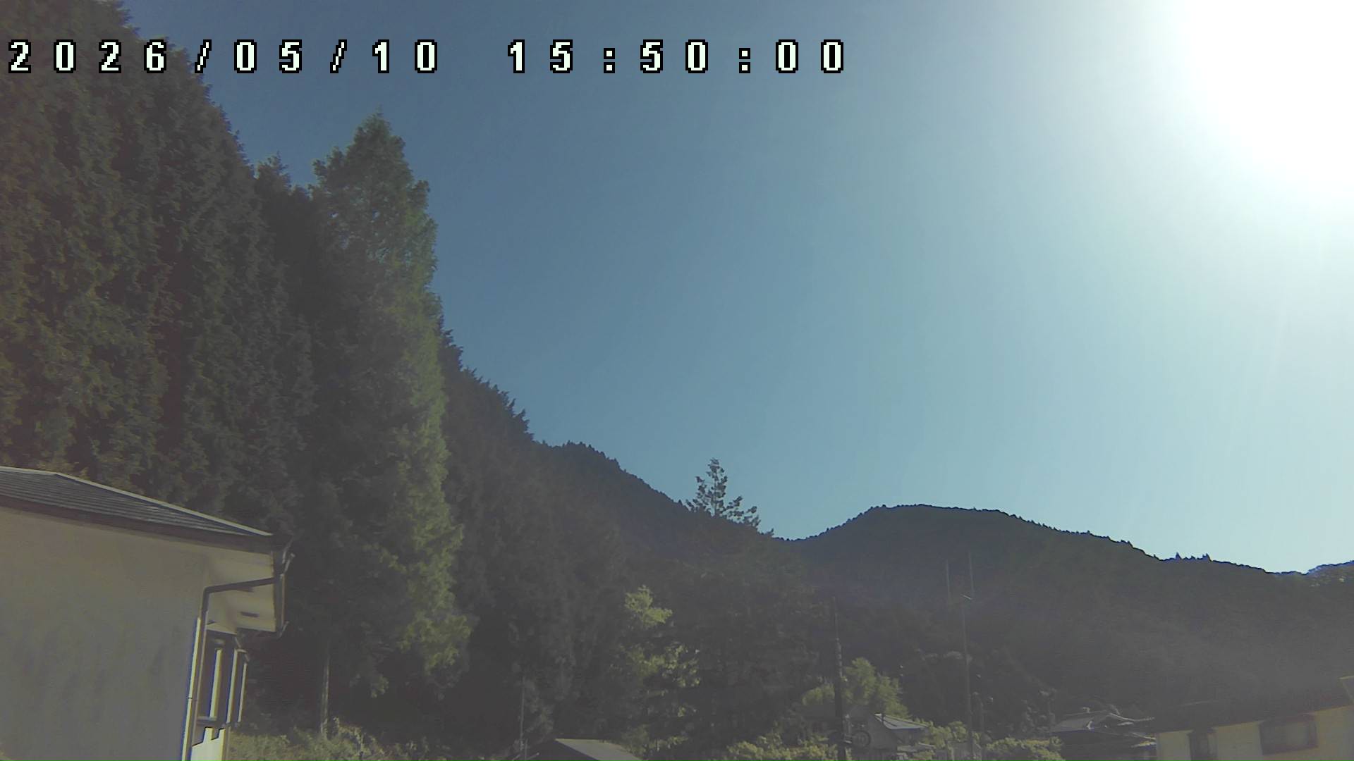 2026年5月10日 15:50ごろの金剛山登山口周辺の空