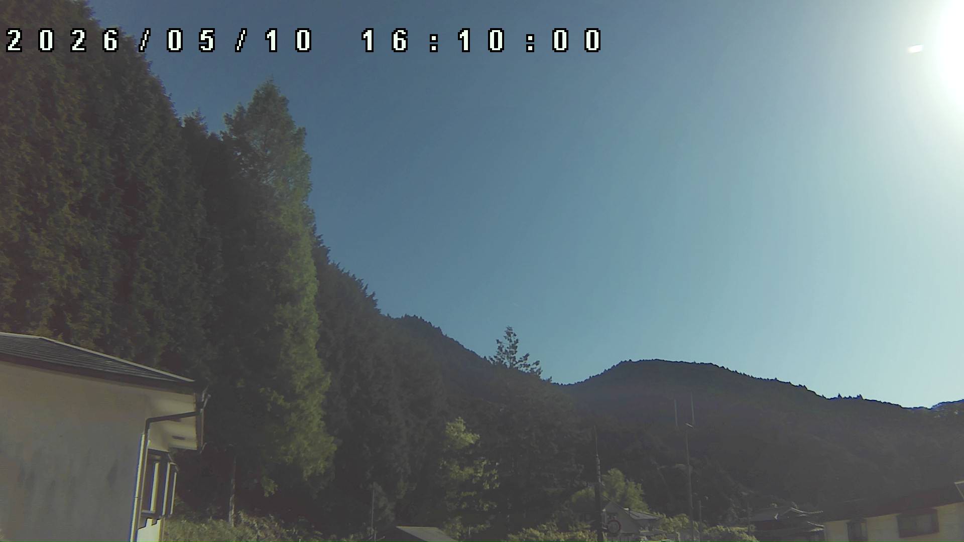 2026年5月10日 16:10ごろの金剛山登山口周辺の空
