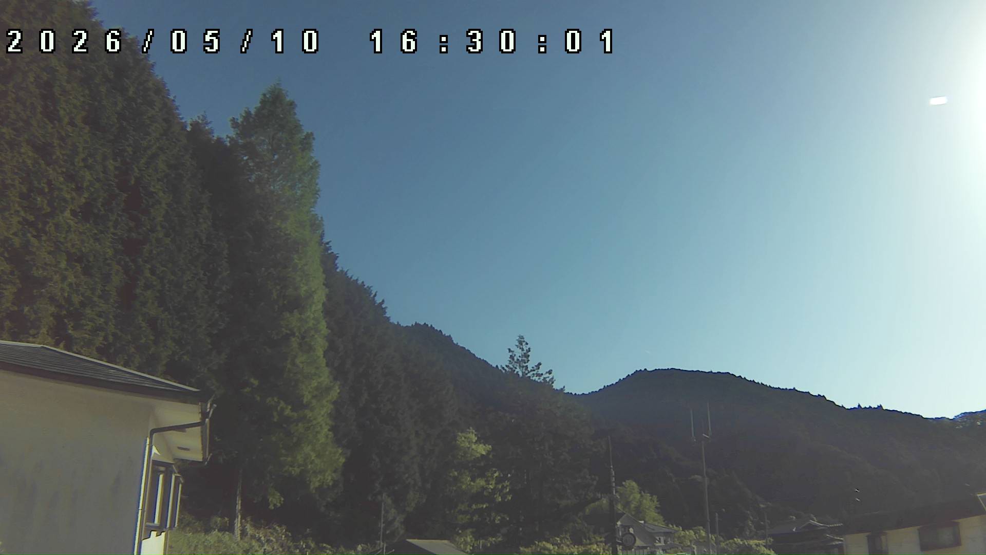 2026年5月10日 16:30ごろの金剛山登山口周辺の空