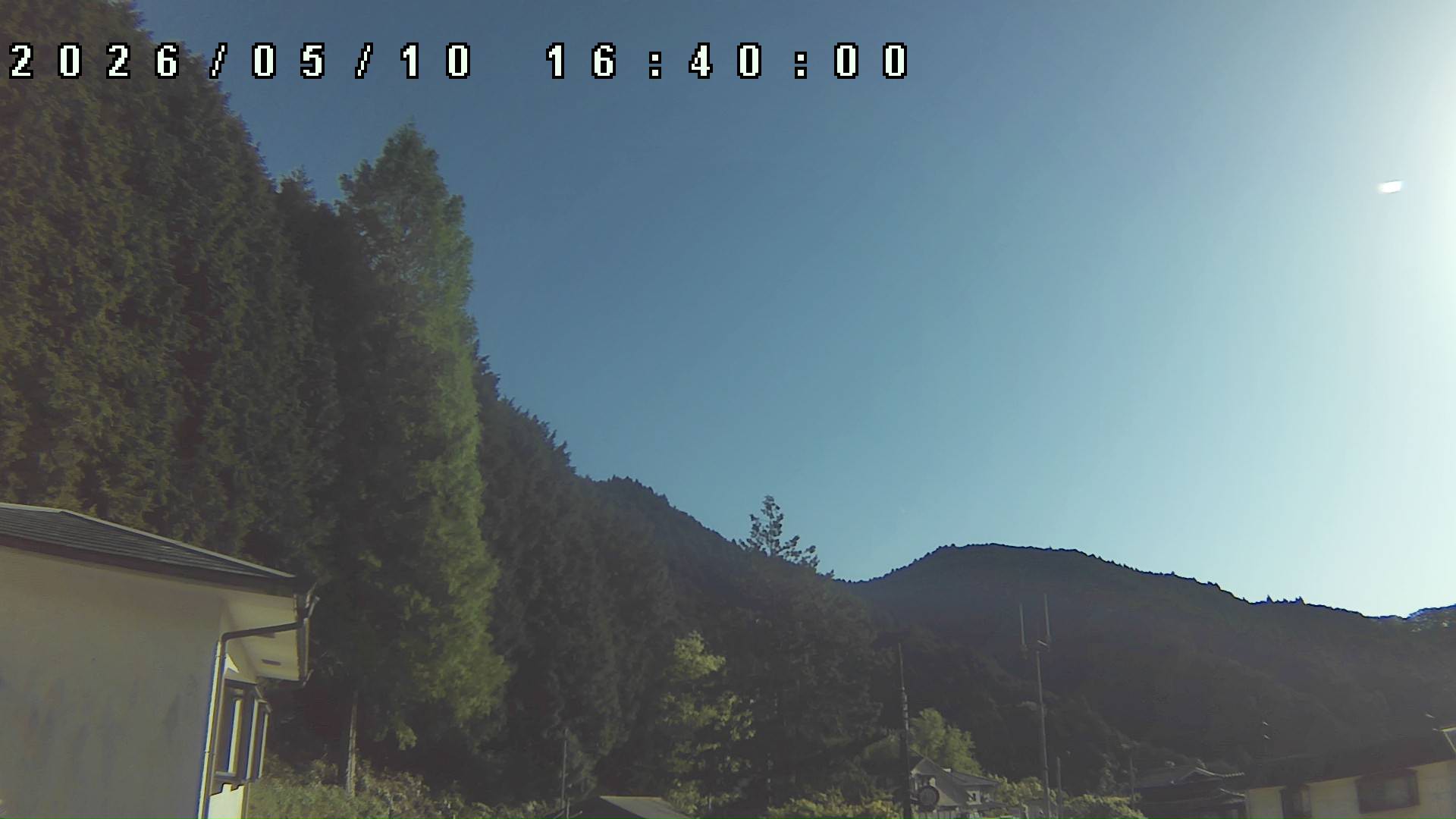 2026年5月10日 16:40ごろの金剛山登山口周辺の空