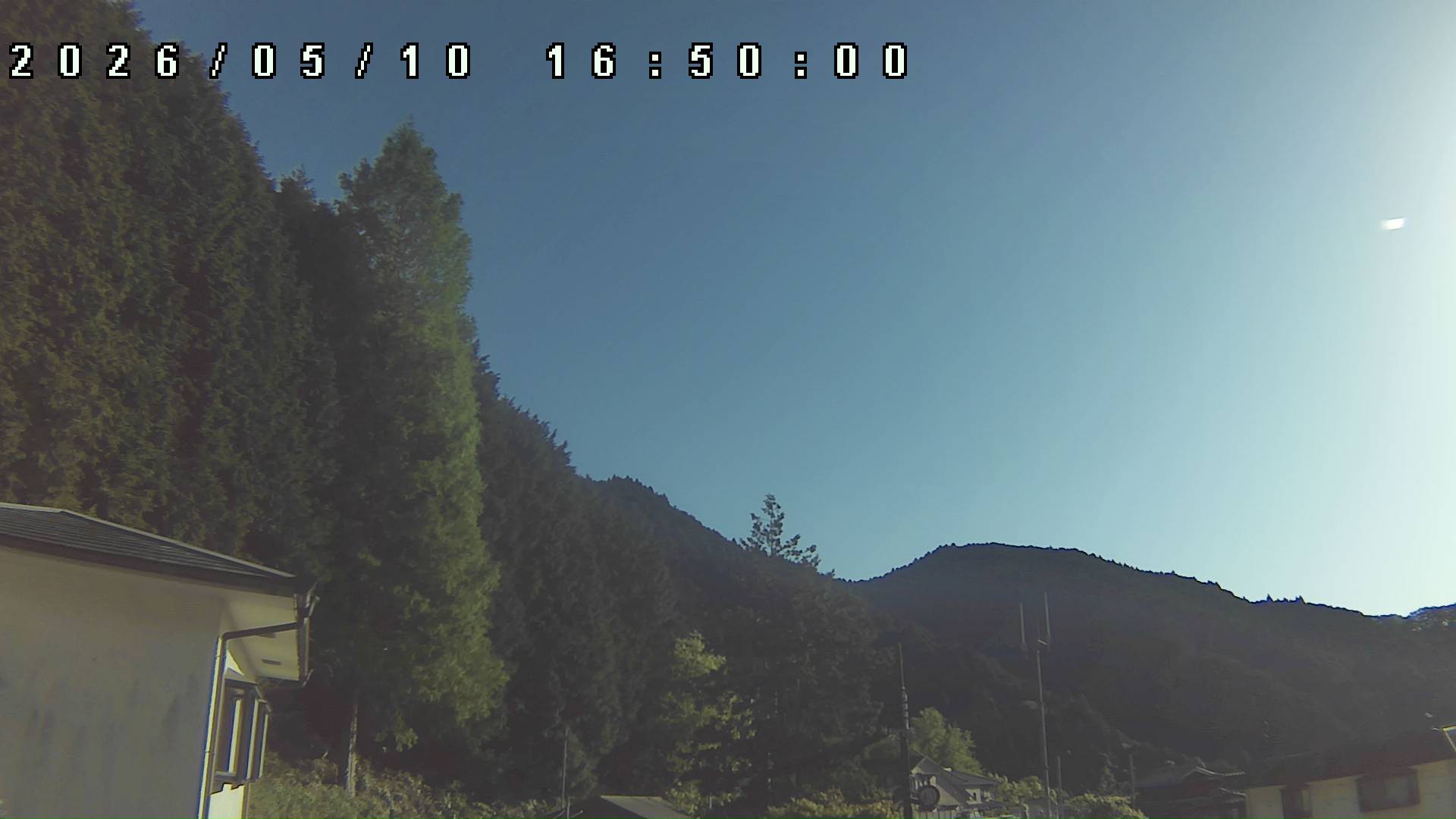 2026年5月10日 16:50ごろの金剛山登山口周辺の空