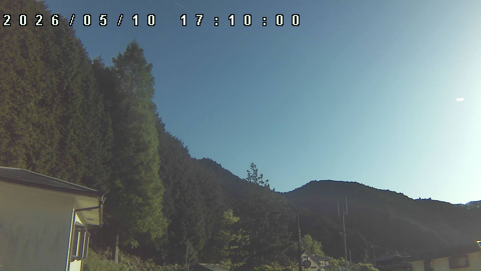 2026年5月10日 17:10ごろの金剛山登山口周辺の空