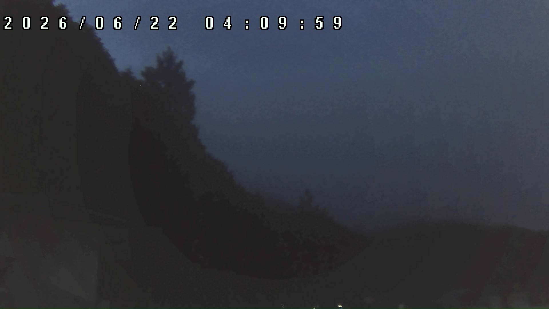 2026年6月22日 04:10ごろの金剛山登山口周辺の空