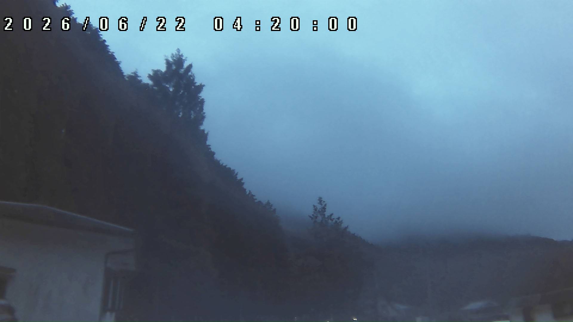 2026年6月22日 04:20ごろの金剛山登山口周辺の空