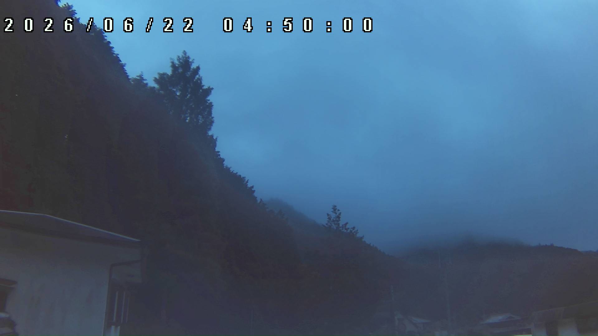 2026年6月22日 04:50ごろの金剛山登山口周辺の空