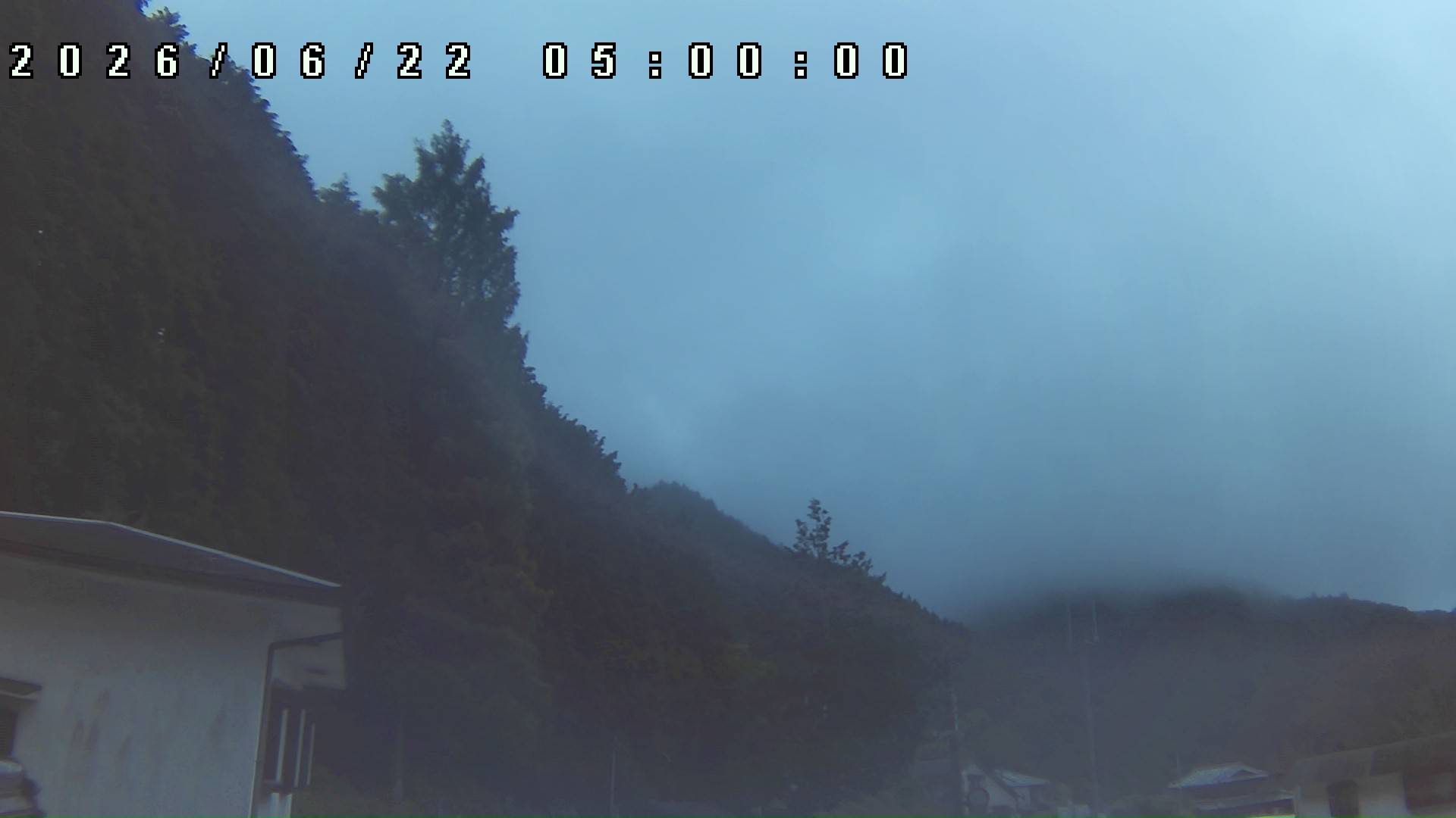 2026年6月22日 05:00ごろの金剛山登山口周辺の空