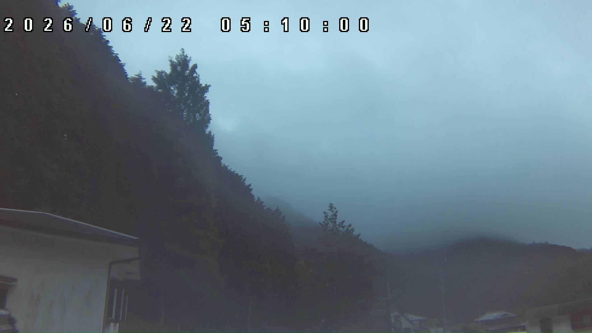 2026年6月22日 05:10ごろの金剛山登山口周辺の空