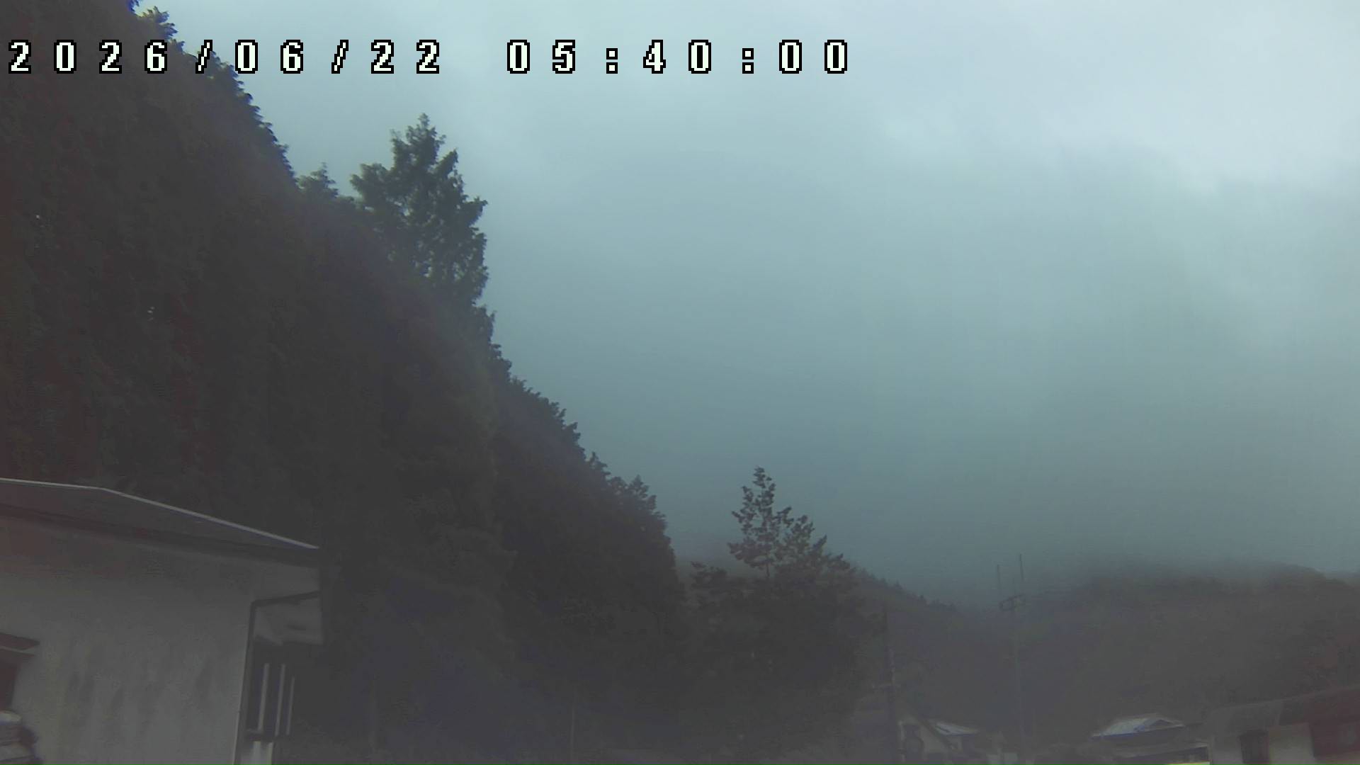 2026年6月22日 05:40ごろの金剛山登山口周辺の空